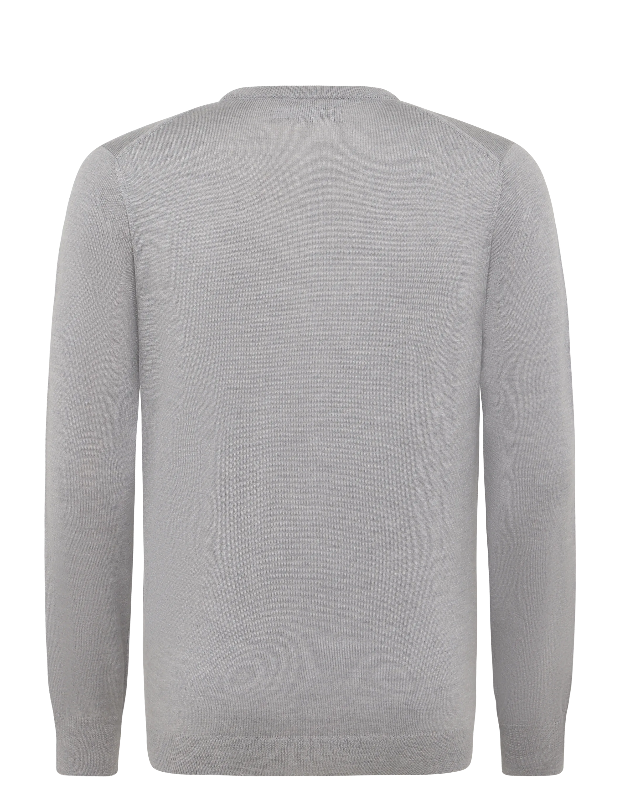 J. Lindeberg - LYMANN KNITTED SWEATER - v-kaelusega - light grey melange - 1