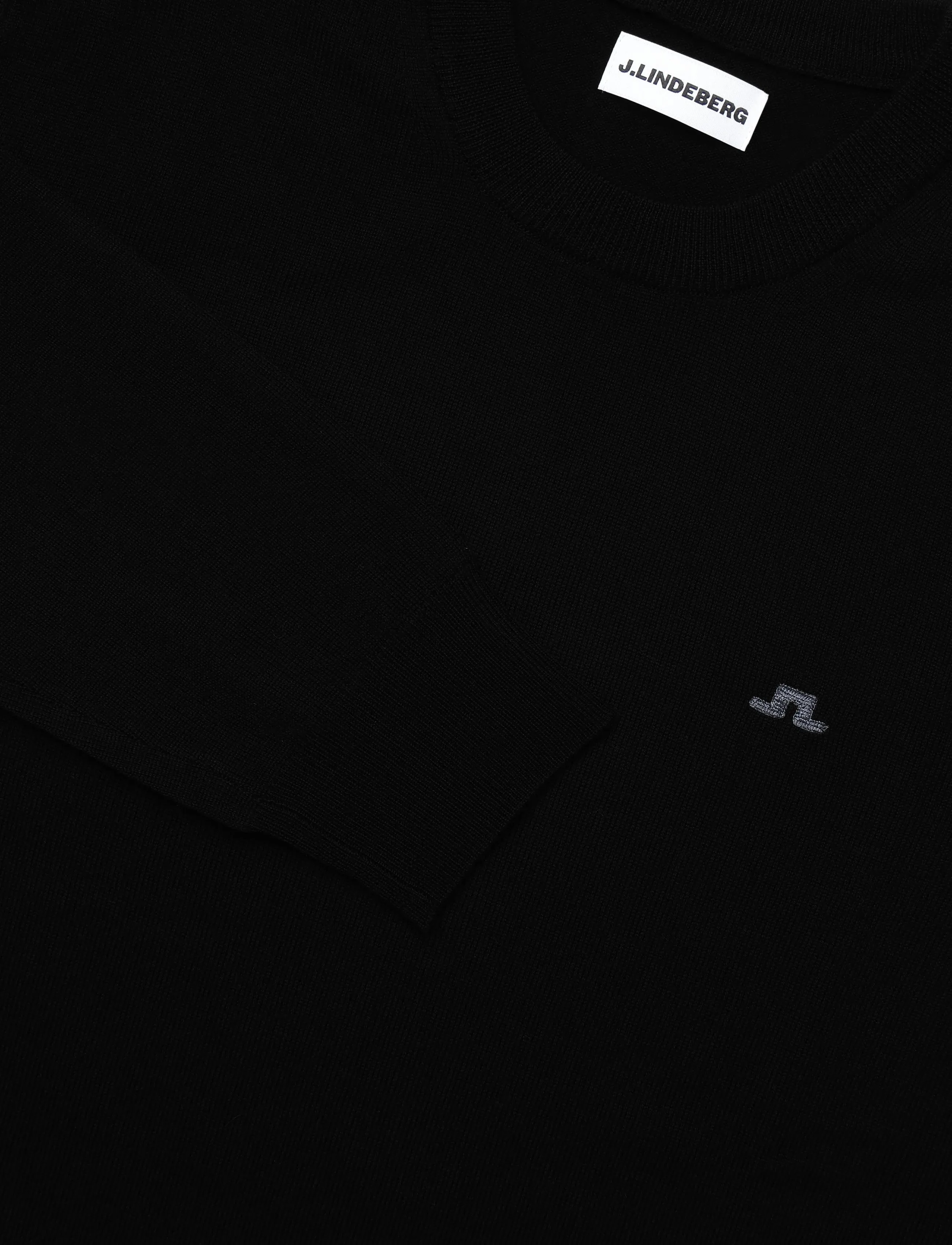 J. Lindeberg - KEANE MERINO CREW NECK - rundhalsad - black - 5