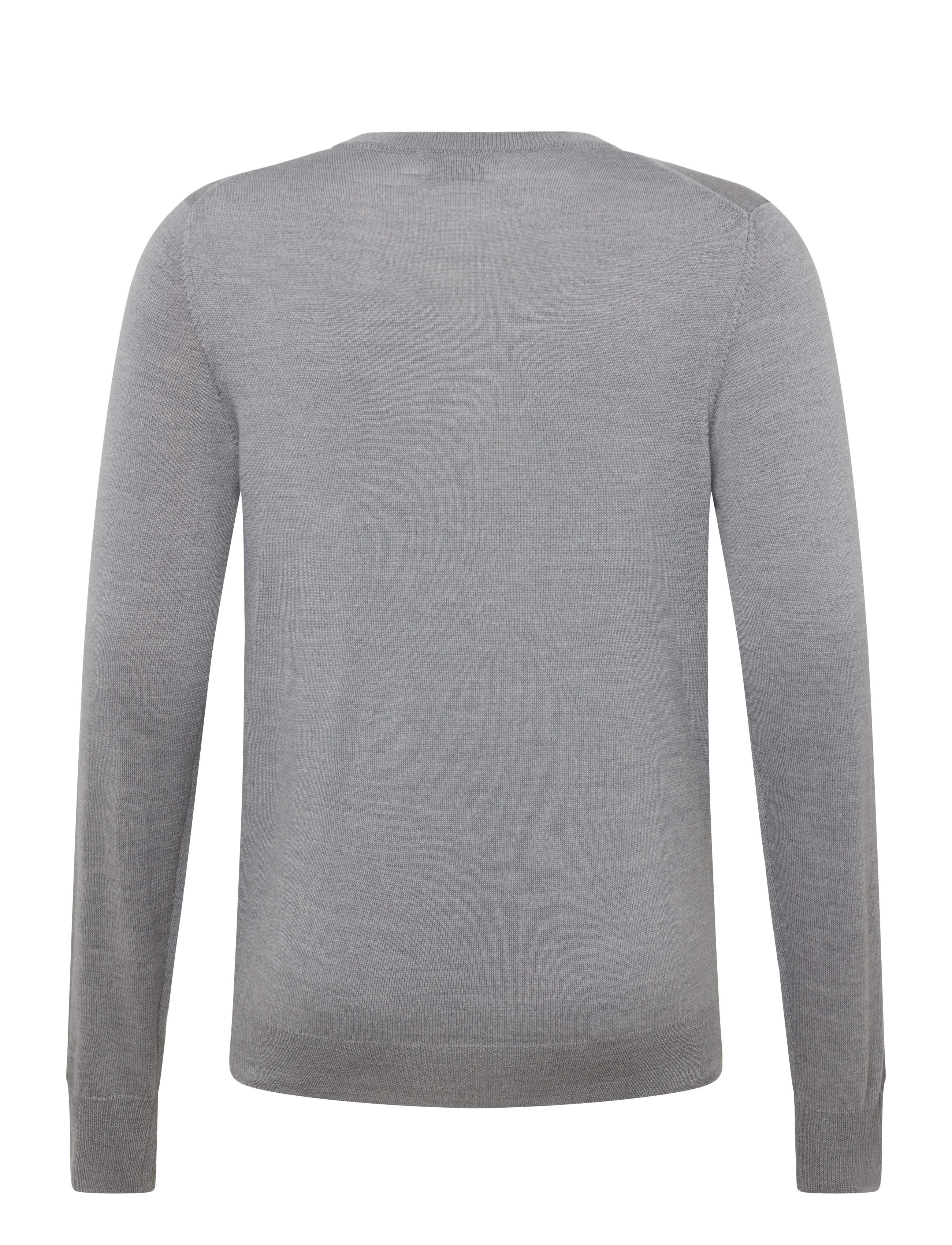 J. Lindeberg - KEANE MERINO CREW NECK - Ümara kaelusega - light grey melange - 1
