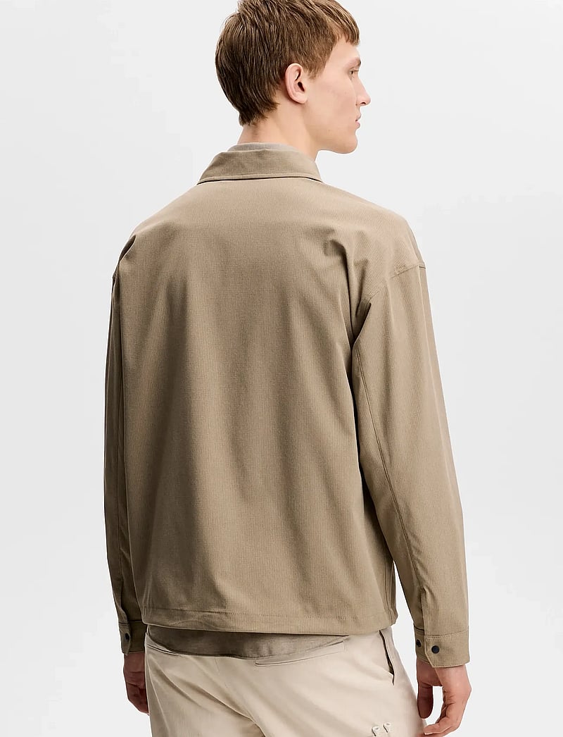 J. Lindeberg - Dex Coach Overshirt - tøj - brindle - 2