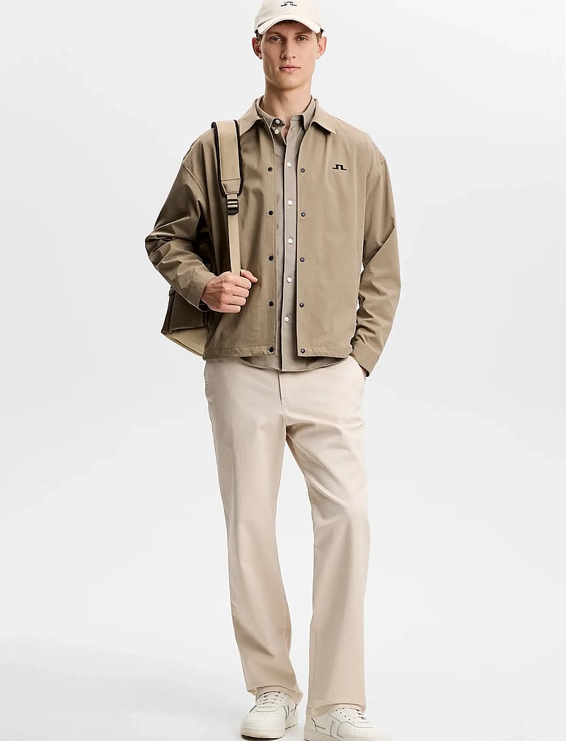 J. Lindeberg - Dex Coach Overshirt - tøj - brindle - 3