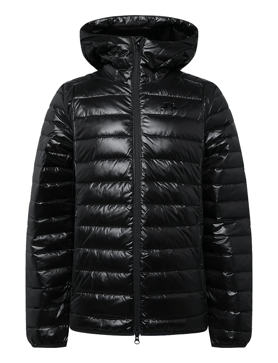 J. Lindeberg - Oden Light Down Hood - down jackets - black - 1