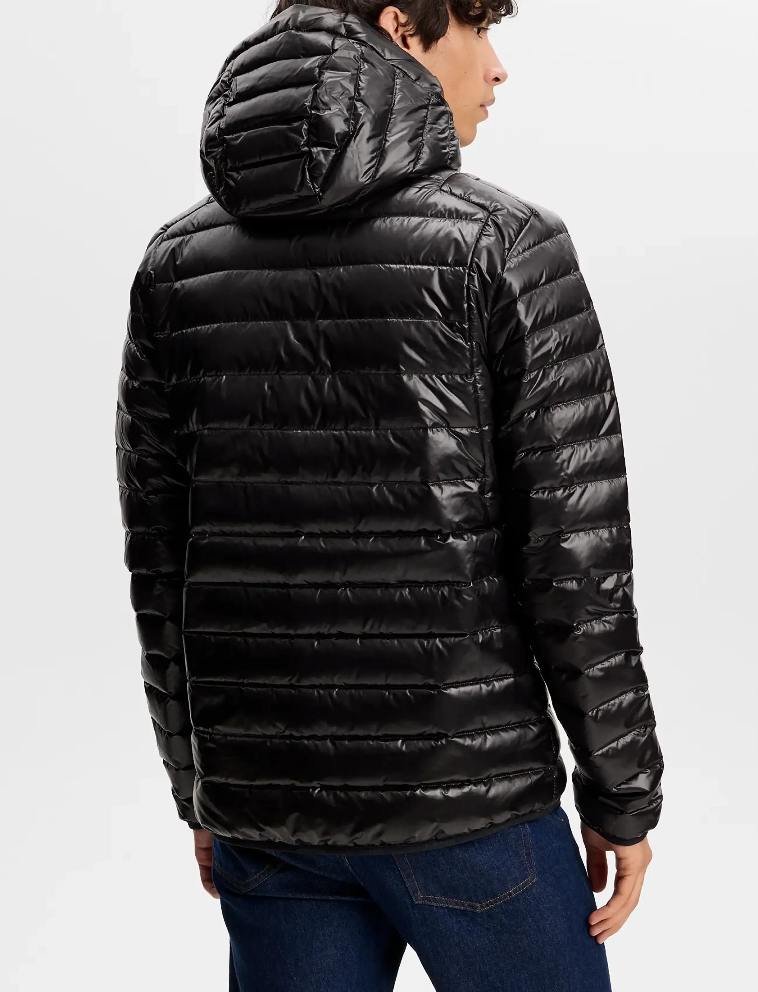 J. Lindeberg - Oden Light Down Hood - dunjackor - black - 2