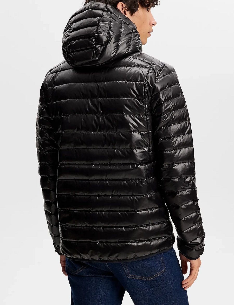 J. Lindeberg - Oden Light Down Hood - dunjackor - black - 2