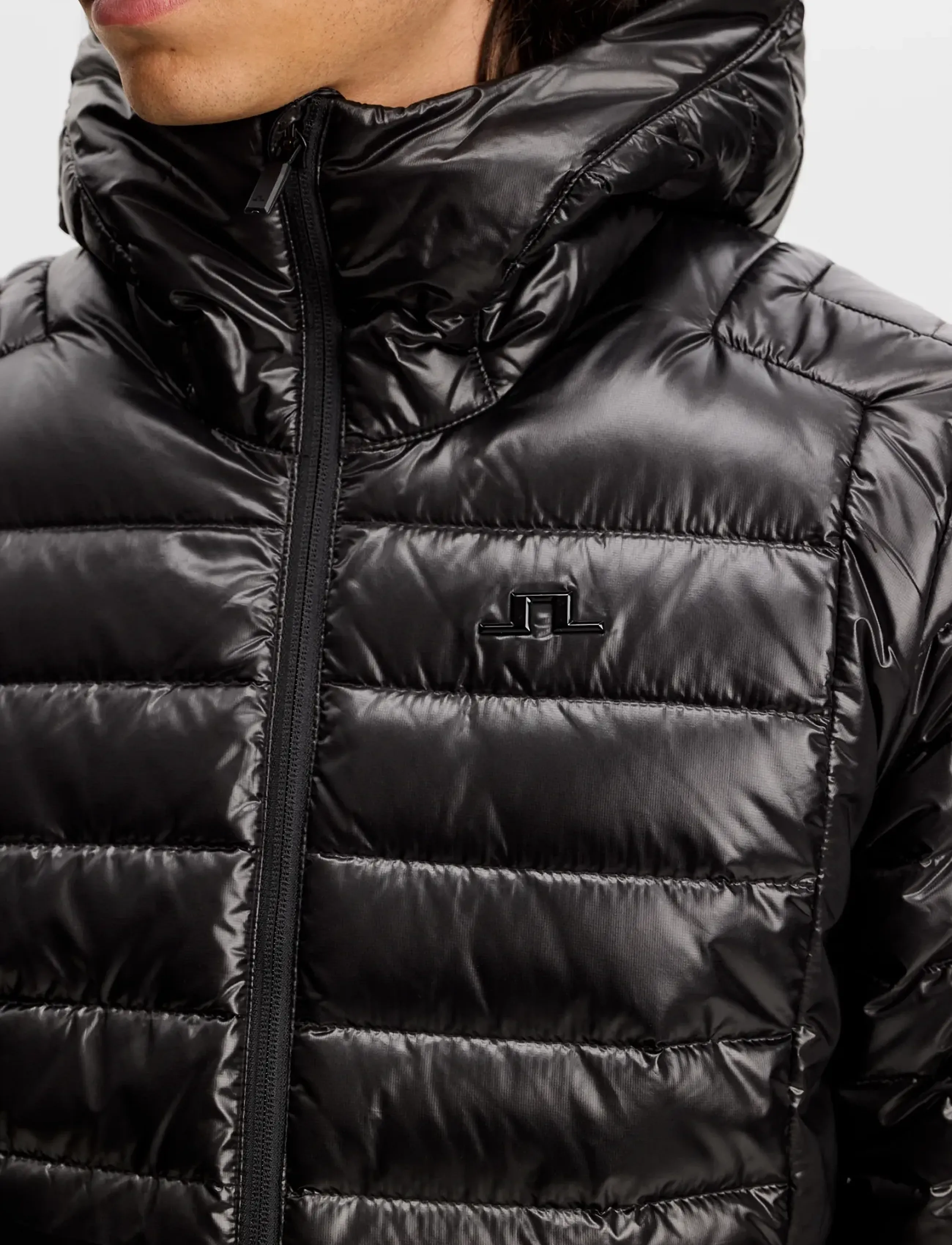 J. Lindeberg - Oden Light Down Hood - dunjackor - black - 4