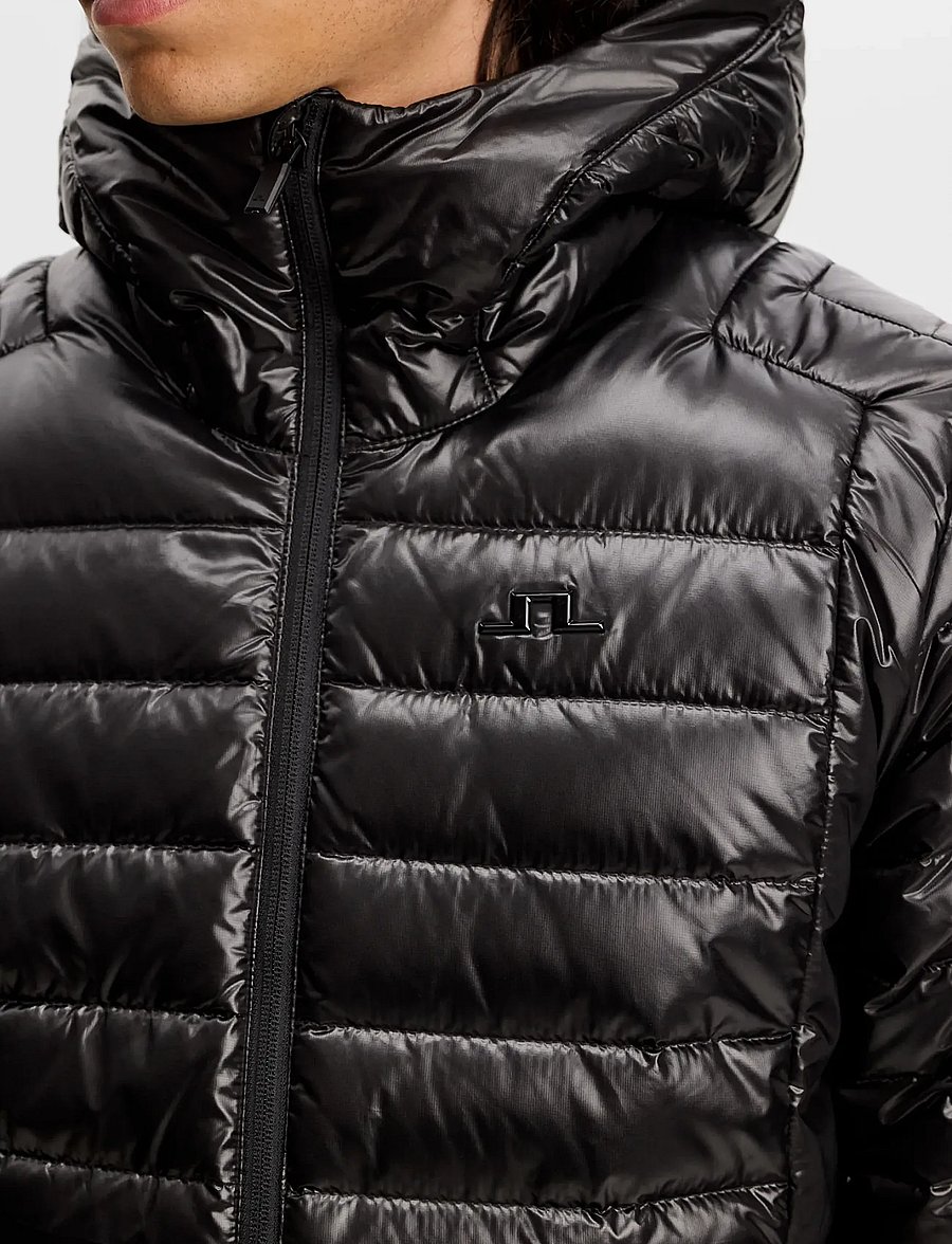 J. Lindeberg - Oden Light Down Hood - dunjackor - black - 4