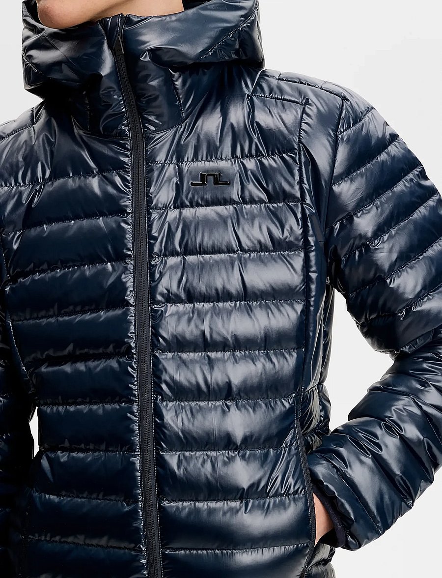 J. Lindeberg - Oden Light Down Hood - dunjackor - jl navy - 4