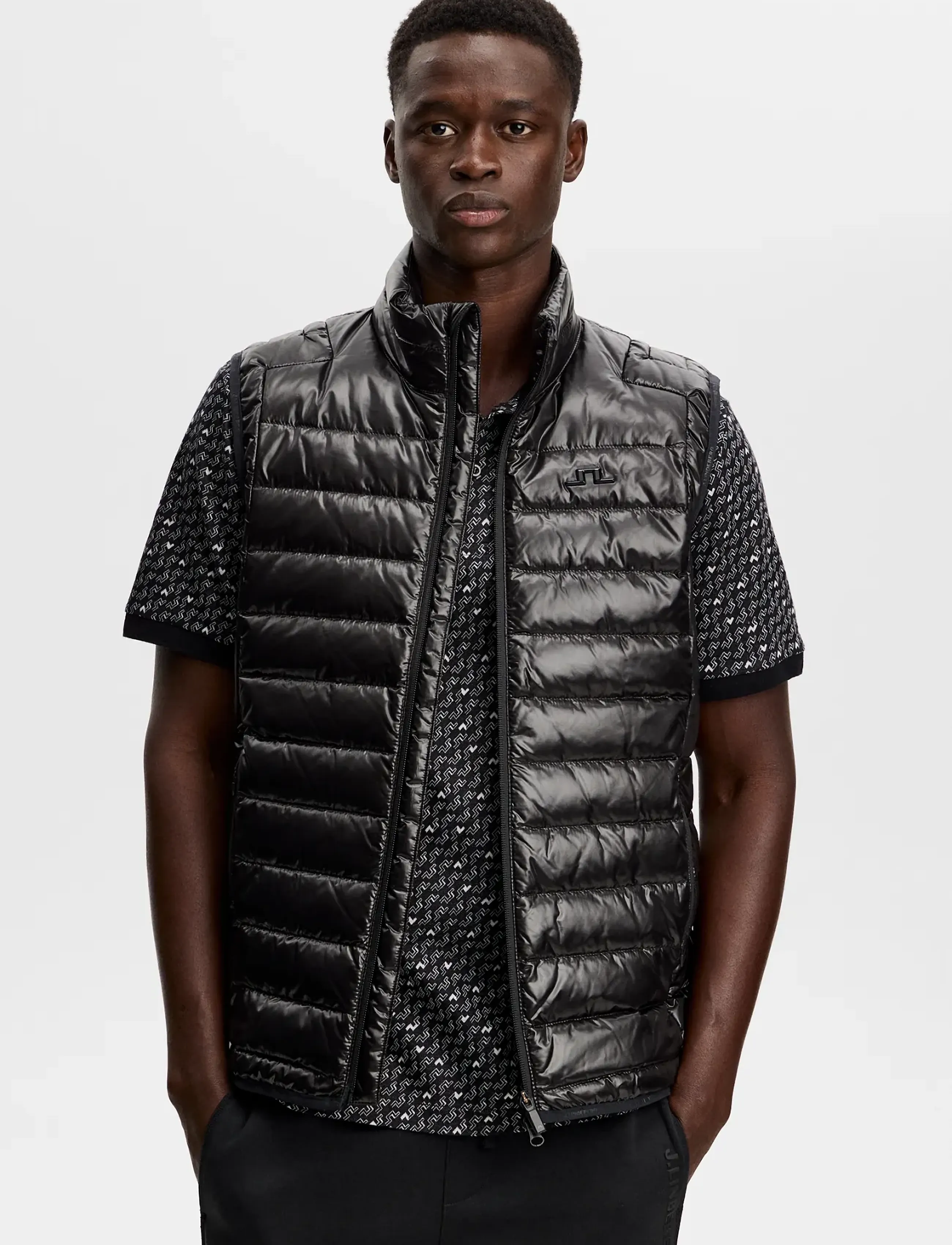 J. Lindeberg Oden Light Down Vest - J.Lindeberg - BLACK / black