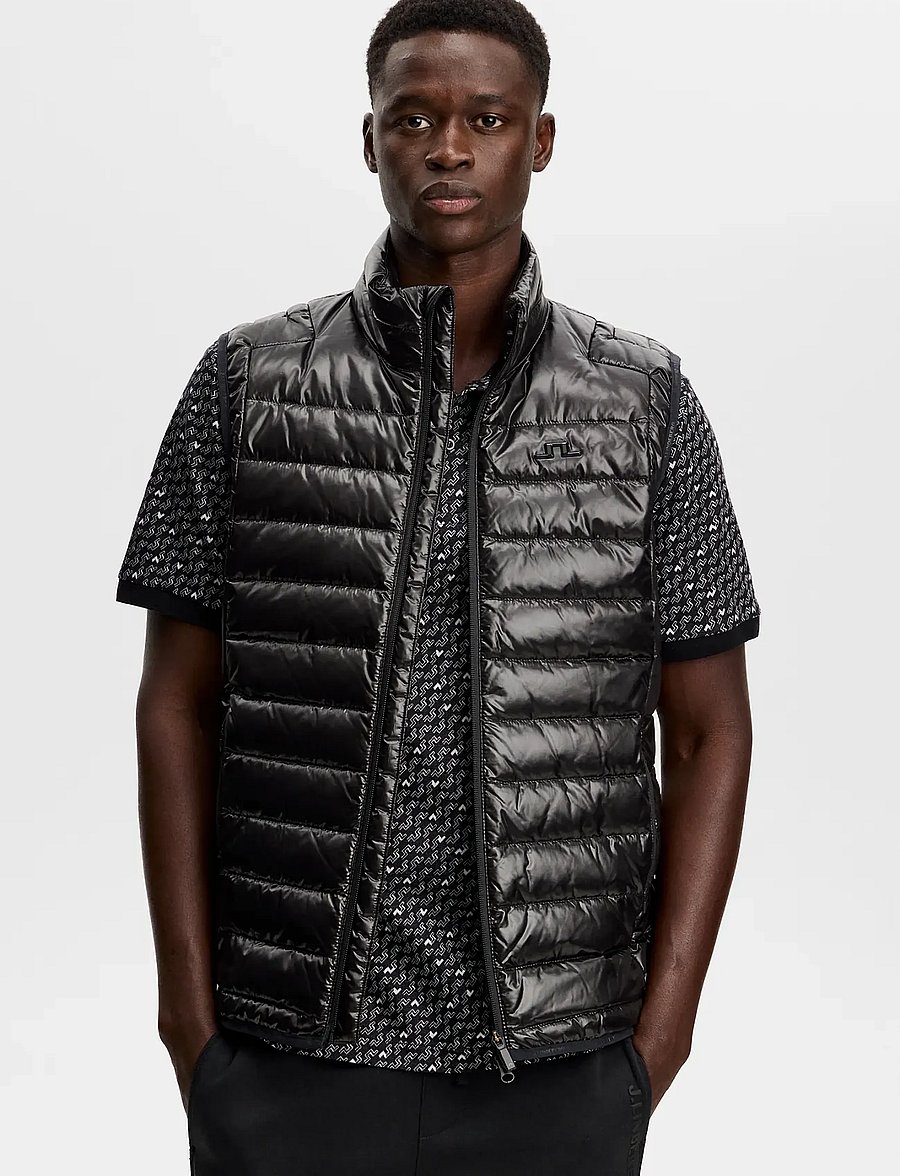J. Lindeberg - Oden Light Down Vest - västar - black - 0