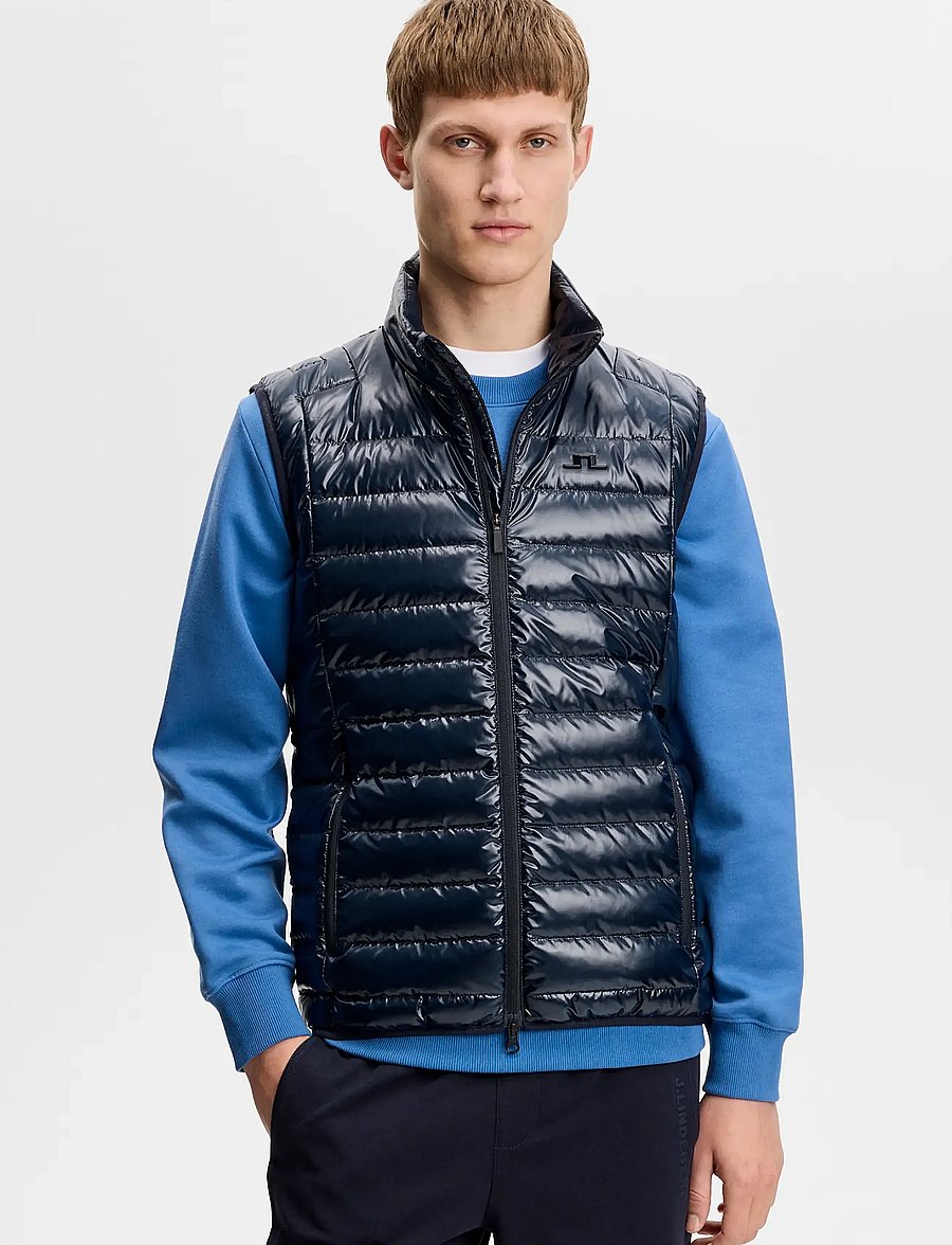 J. Lindeberg - Oden Light Down Vest - westen - jl navy - 0
