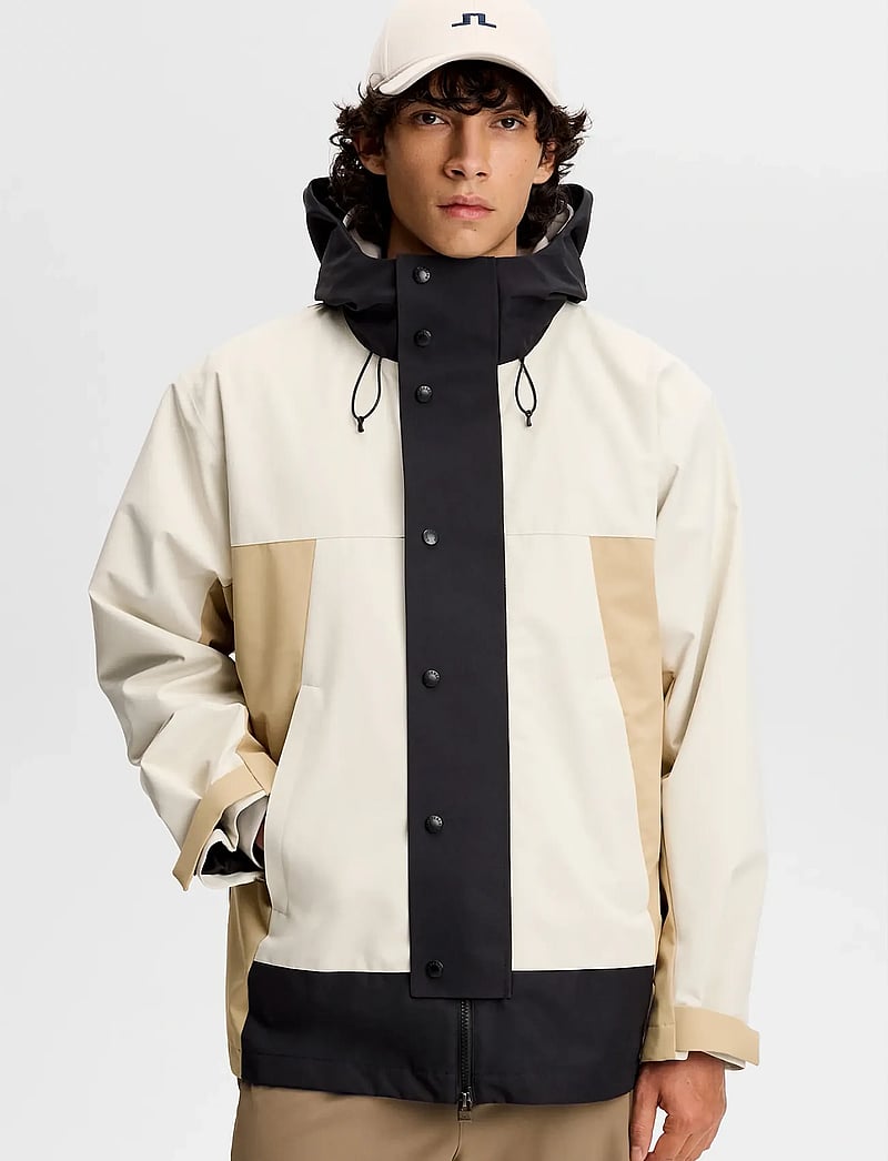 J. Lindeberg - Fabio color block jkt - léttir jakkar - black - 0