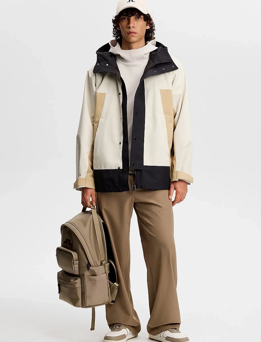 J. Lindeberg - Fabio color block jkt - léttir jakkar - black - 4