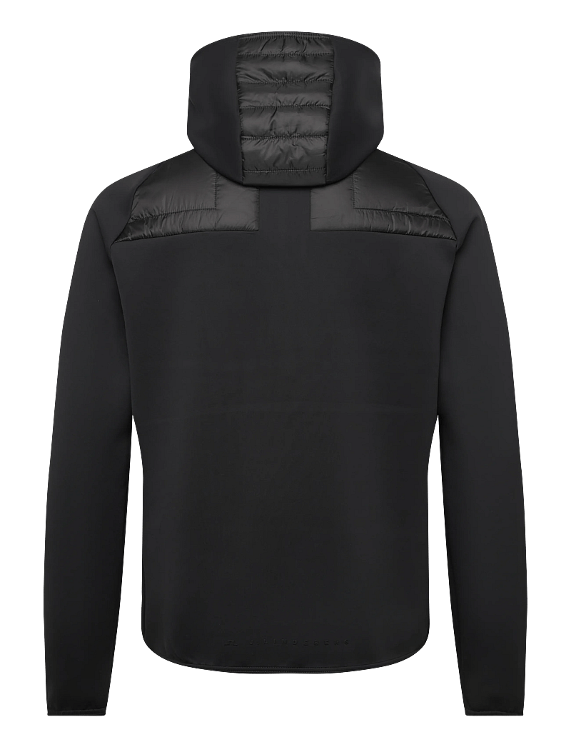 J. Lindeberg - Heyden Quilt Hybrid Hood - quiltede - black - 2