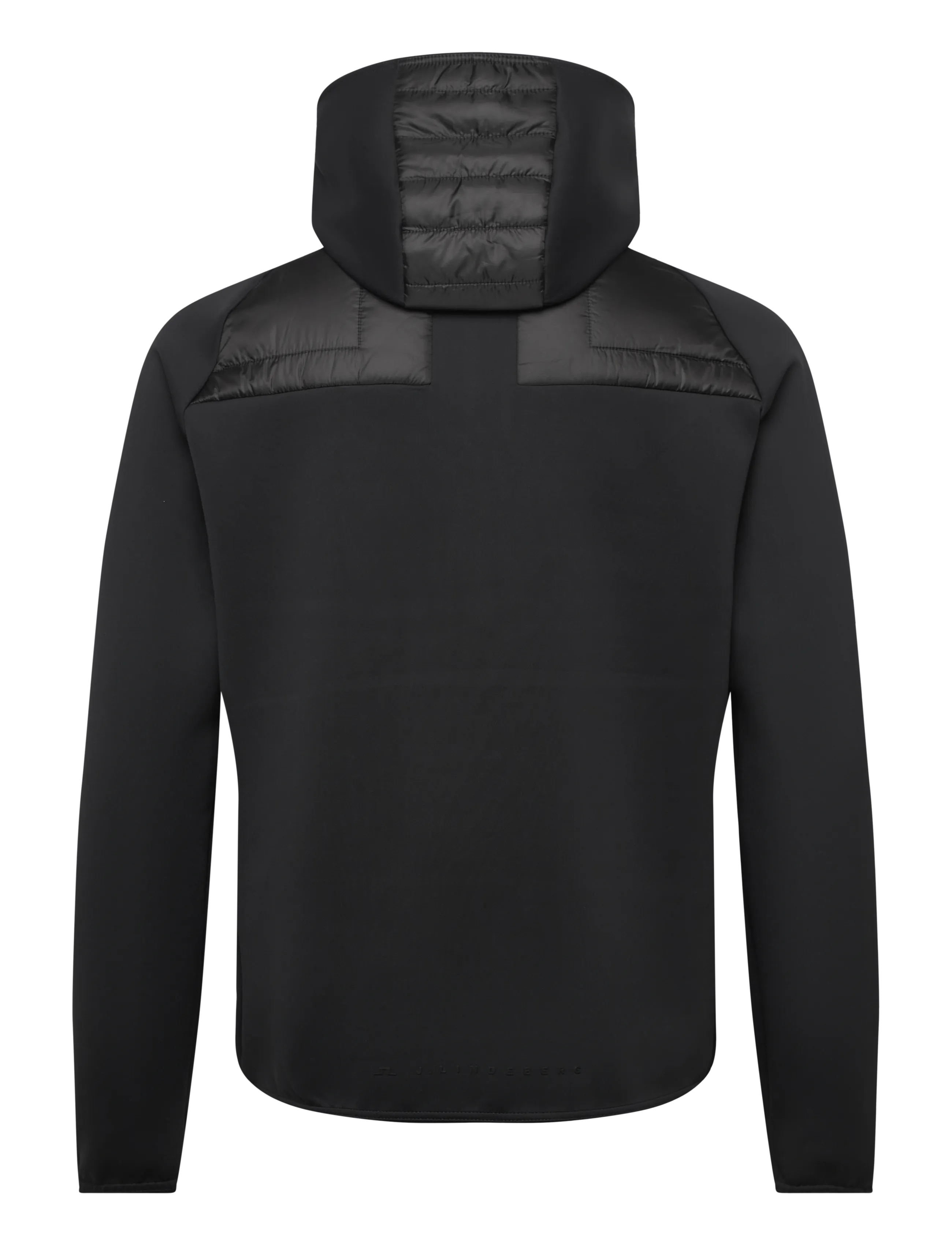J. Lindeberg - Heyden Quilt Hybrid Hood - quiltede - black - 2