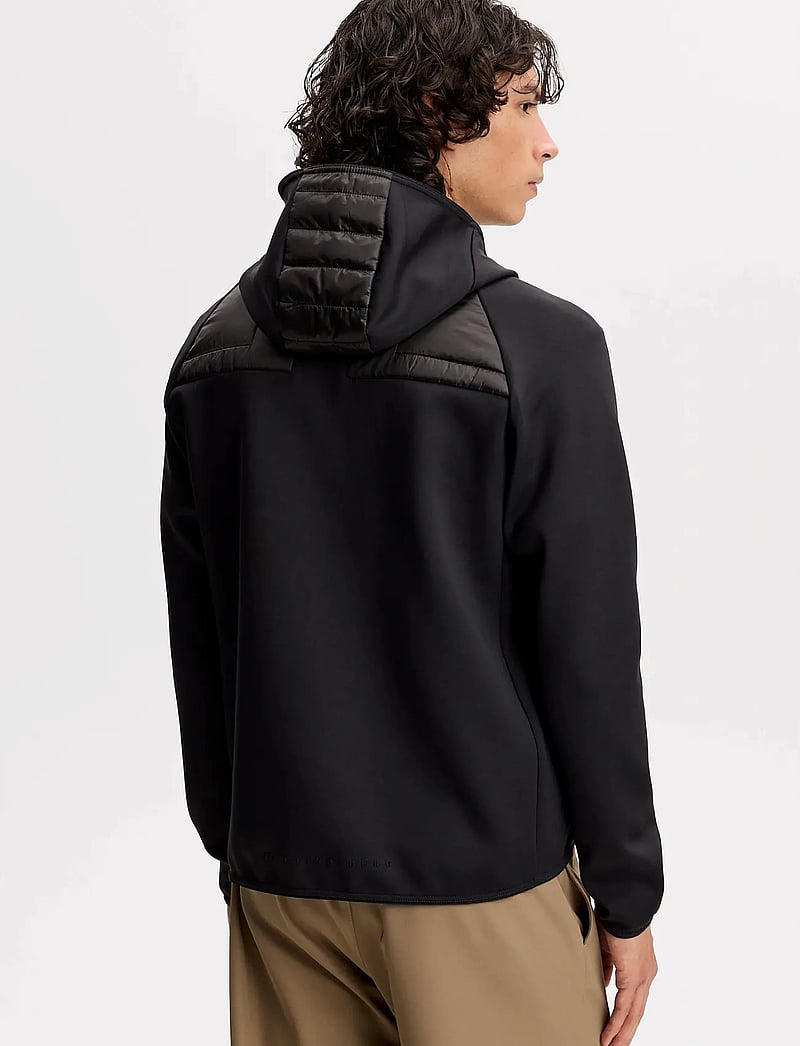 J. Lindeberg - Heyden Quilt Hybrid Hood - quiltede - black - 3