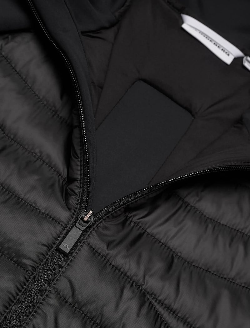 J. Lindeberg - Heyden Quilt Hybrid Hood - quiltede - black - 5