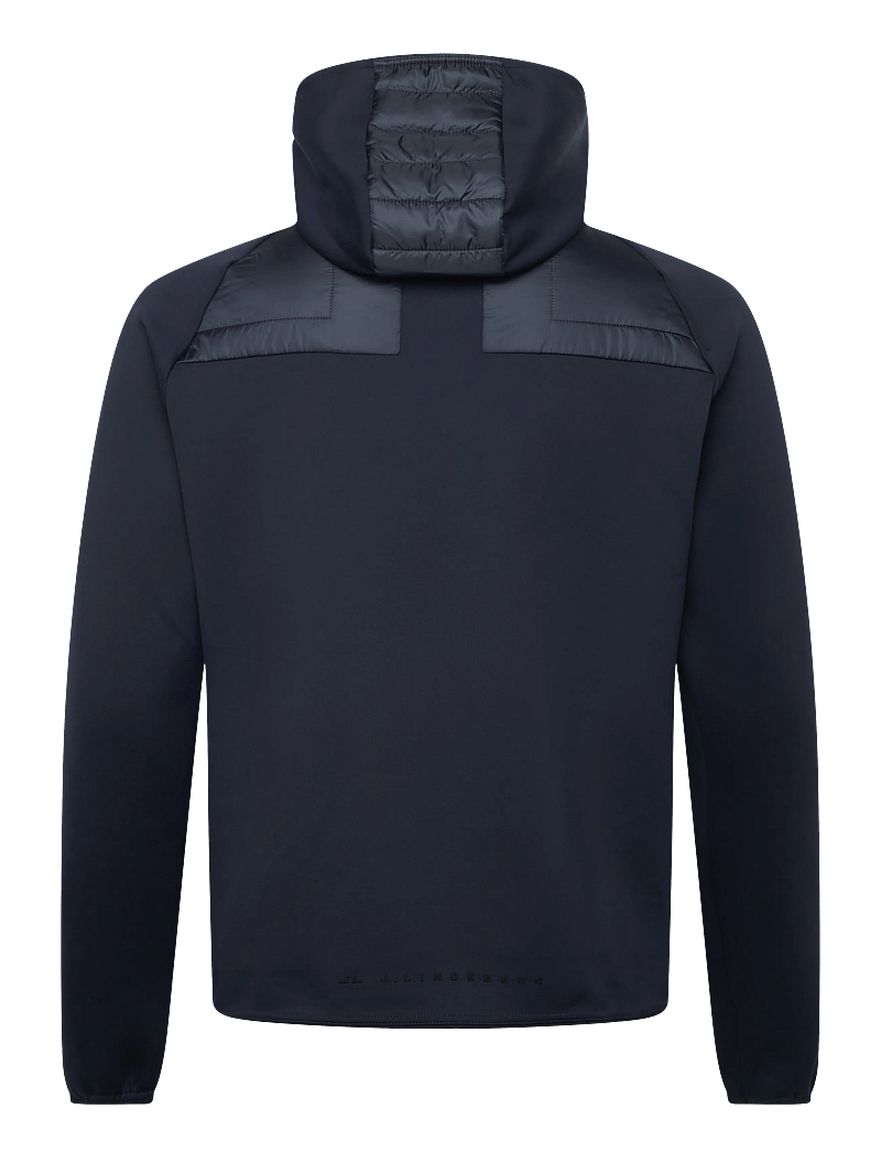 J. Lindeberg - Heyden Quilt Hybrid Hood - quiltade jackor - jl navy - 1