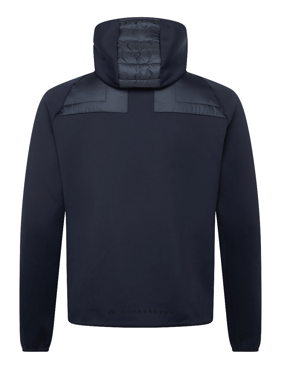 J. Lindeberg - Heyden Quilt Hybrid Hood - quiltede - jl navy - 2