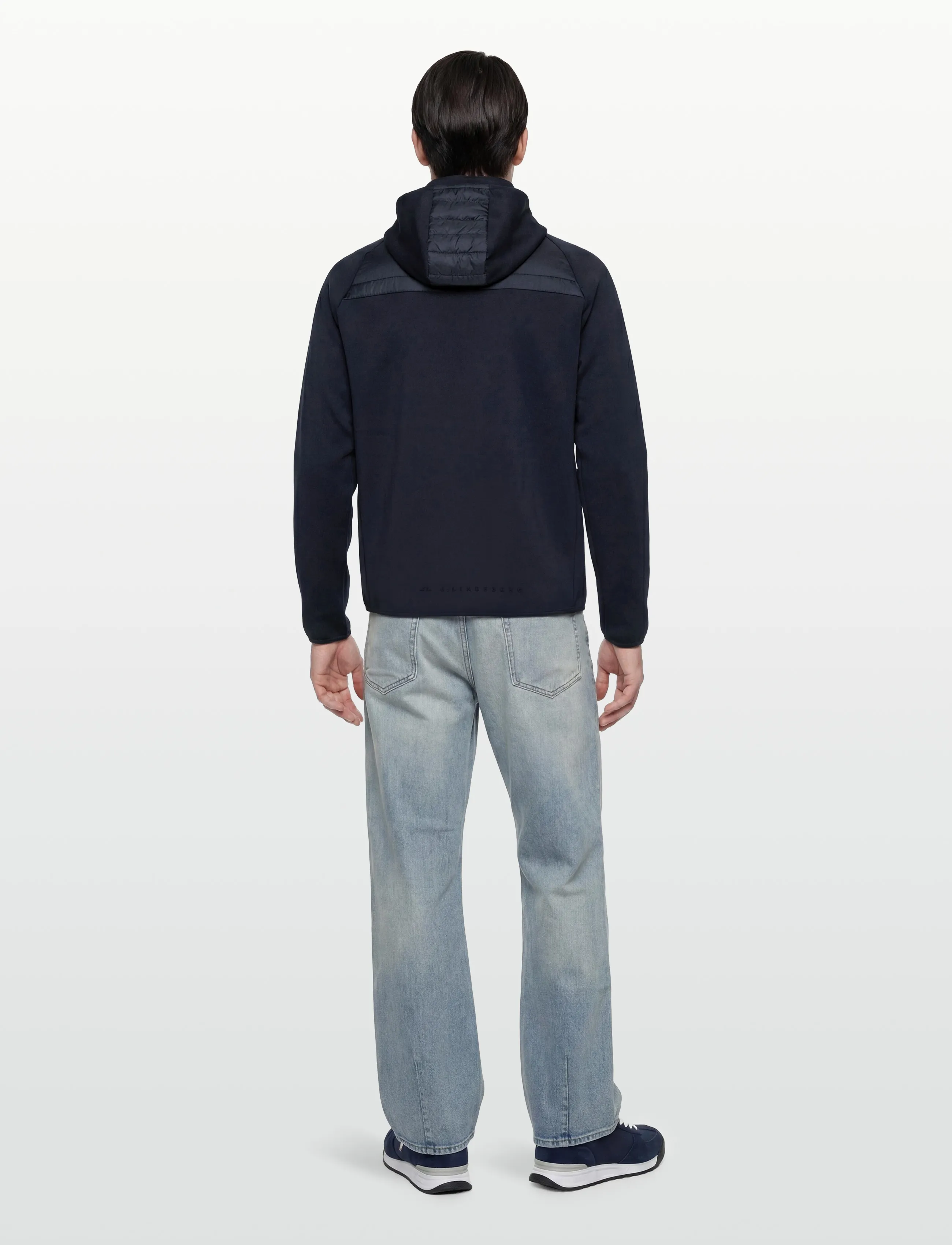 J. Lindeberg - Heyden Quilt Hybrid Hood - quiltede - jl navy - 4