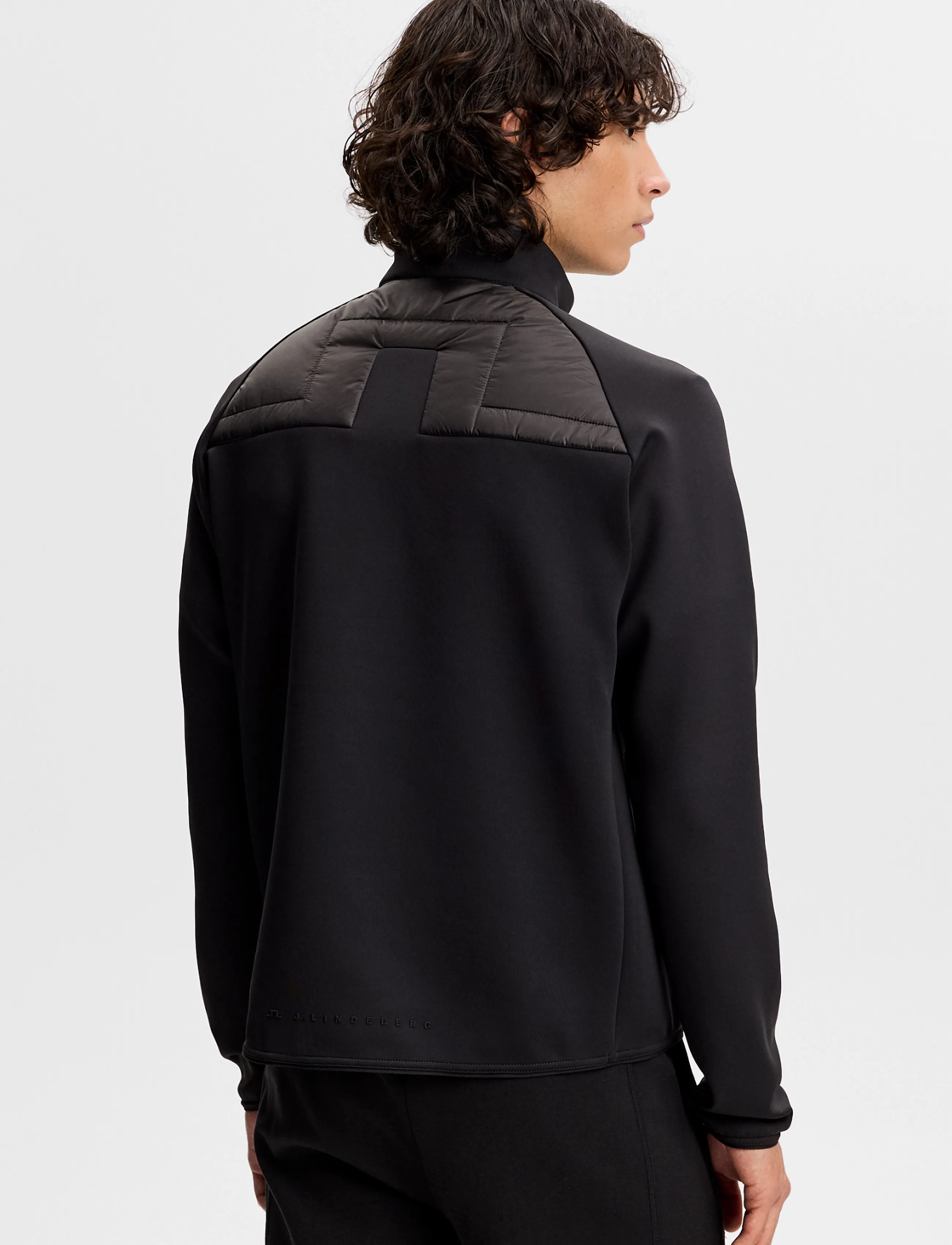 J. Lindeberg - Heyden Quilt Hybrid Jacket - hybrid-jacken - black - 3