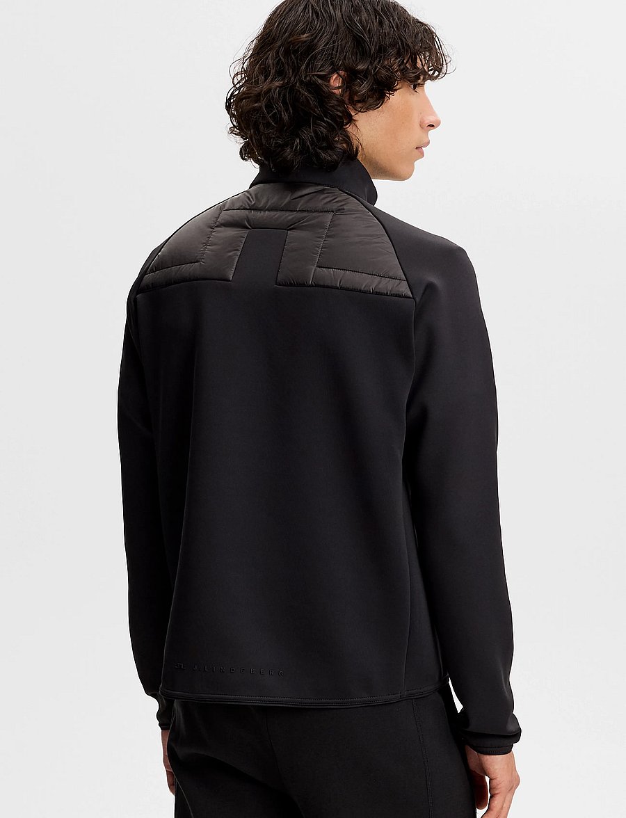 J. Lindeberg - Heyden Quilt Hybrid Jacket - hybrid-jacken - black - 3