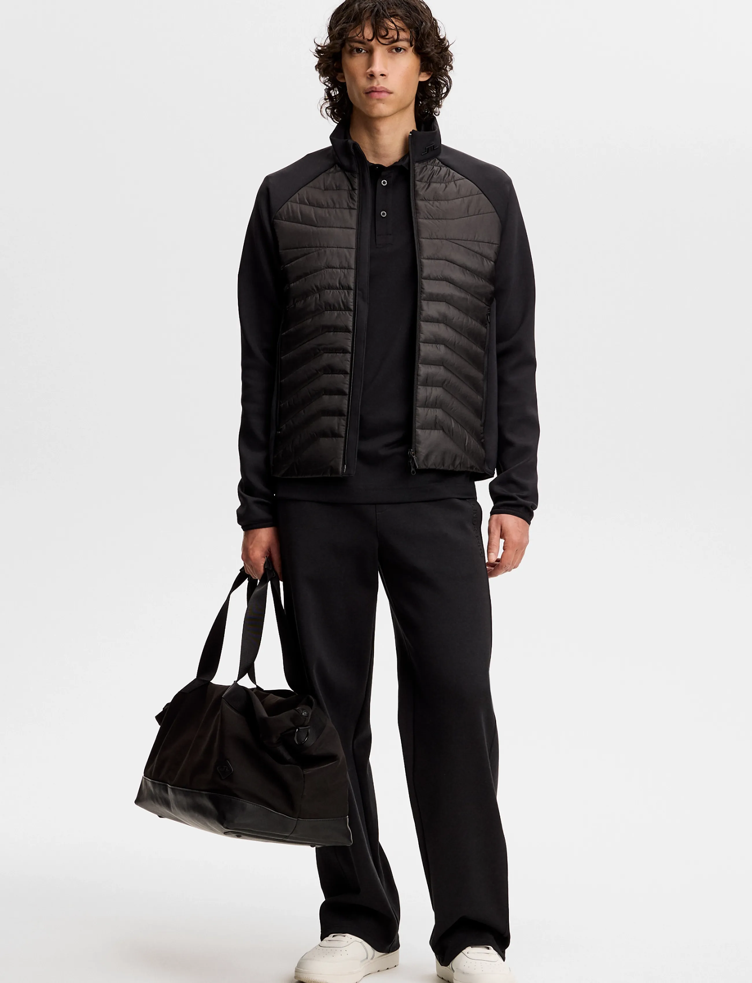 J. Lindeberg - Heyden Quilt Hybrid Jacket - hybrid-jacken - black - 4