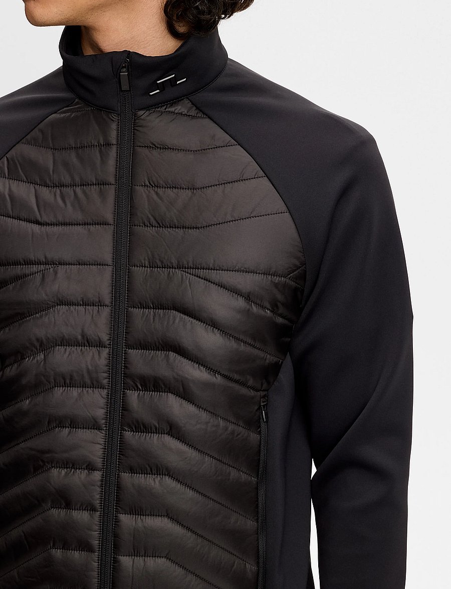 J. Lindeberg - Heyden Quilt Hybrid Jacket - hybrid-jacken - black - 5
