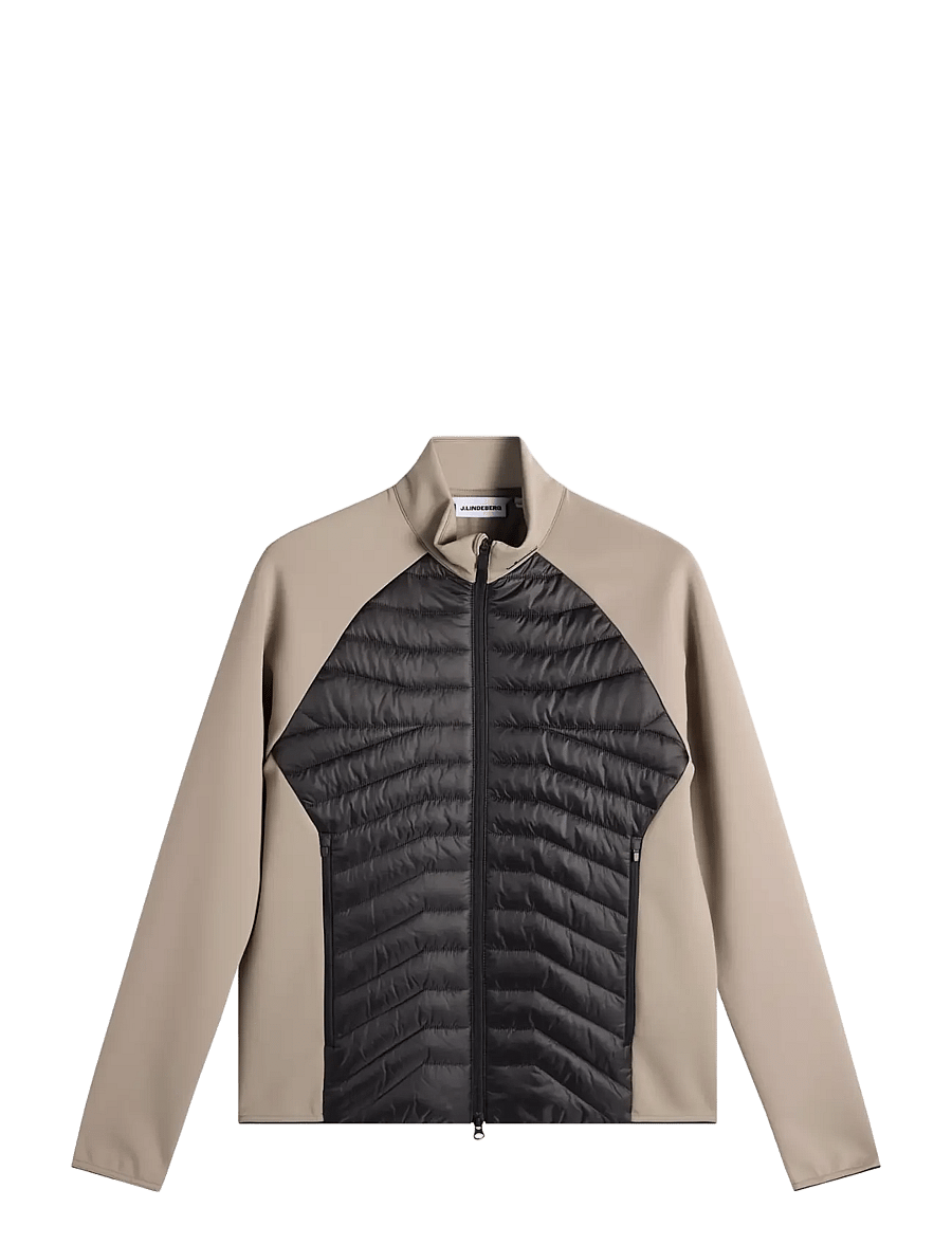 J. Lindeberg - Heyden Quilt Hybrid Jacket - hybridjackor - brindle - 1