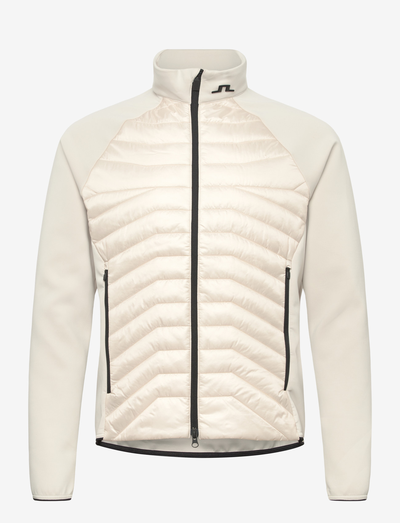 J. Lindeberg - Heyden Quilt Hybrid Jacket - vatteraðir jakkar - moonbeam - 1