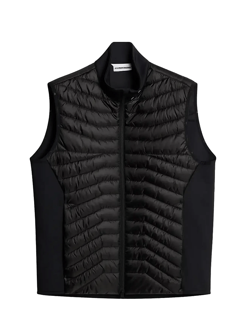 J. Lindeberg - Heyden Quilt Hybrid Vest - vesten - black - 1
