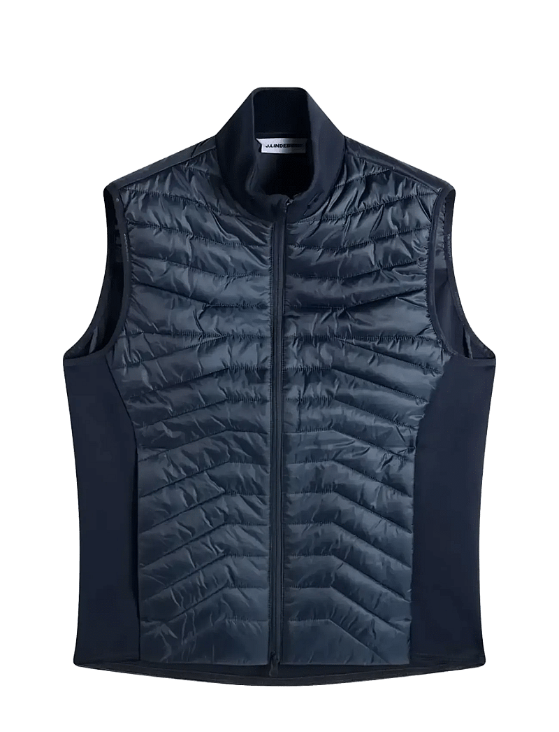 J. Lindeberg - Heyden Quilt Hybrid Vest - outdoor - jl navy - 1