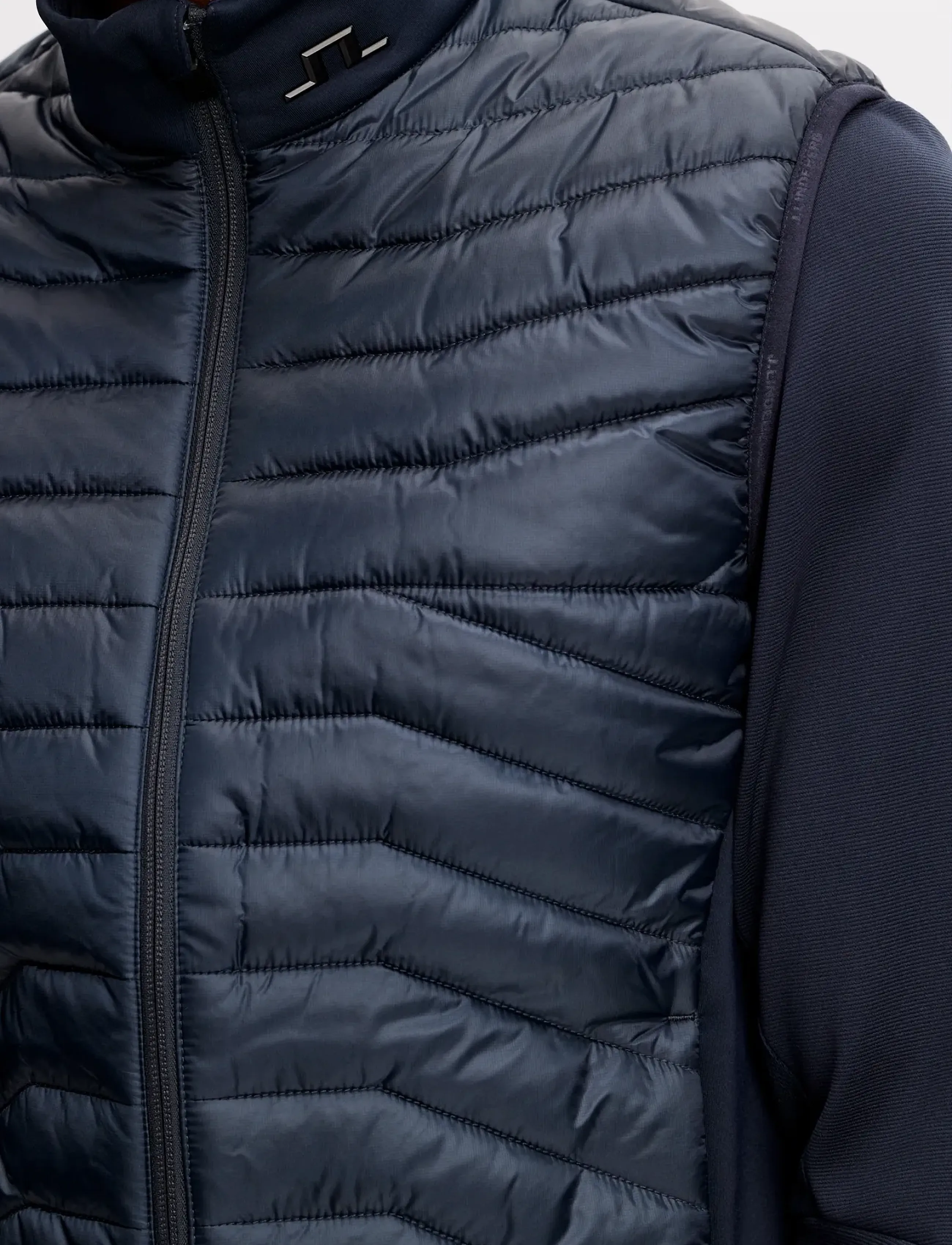 J. Lindeberg - Heyden Quilt Hybrid Vest - outdoor - jl navy - 5