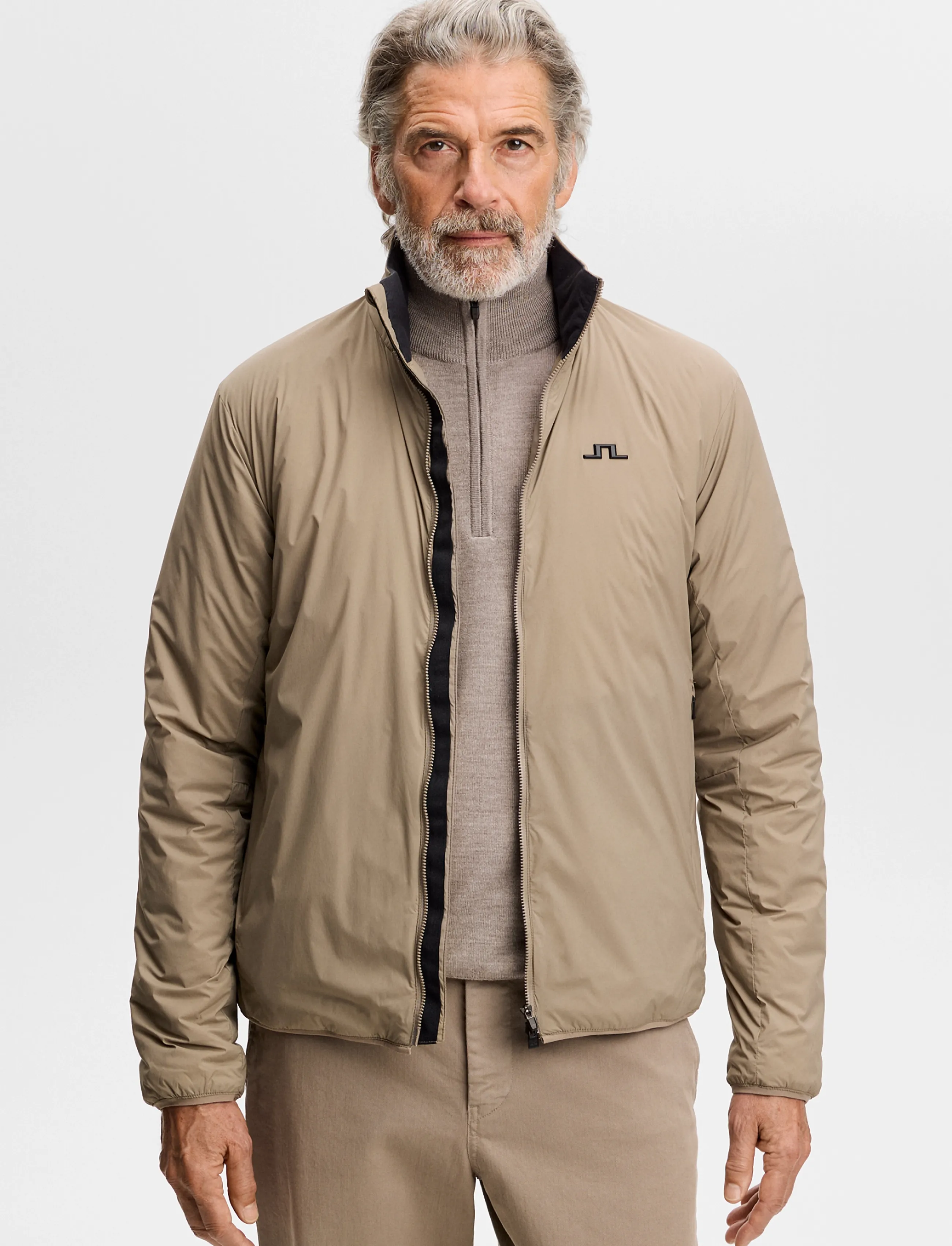 J. Lindeberg Clinton Padded Jacket - J.Lindeberg - BRINDLE / beige