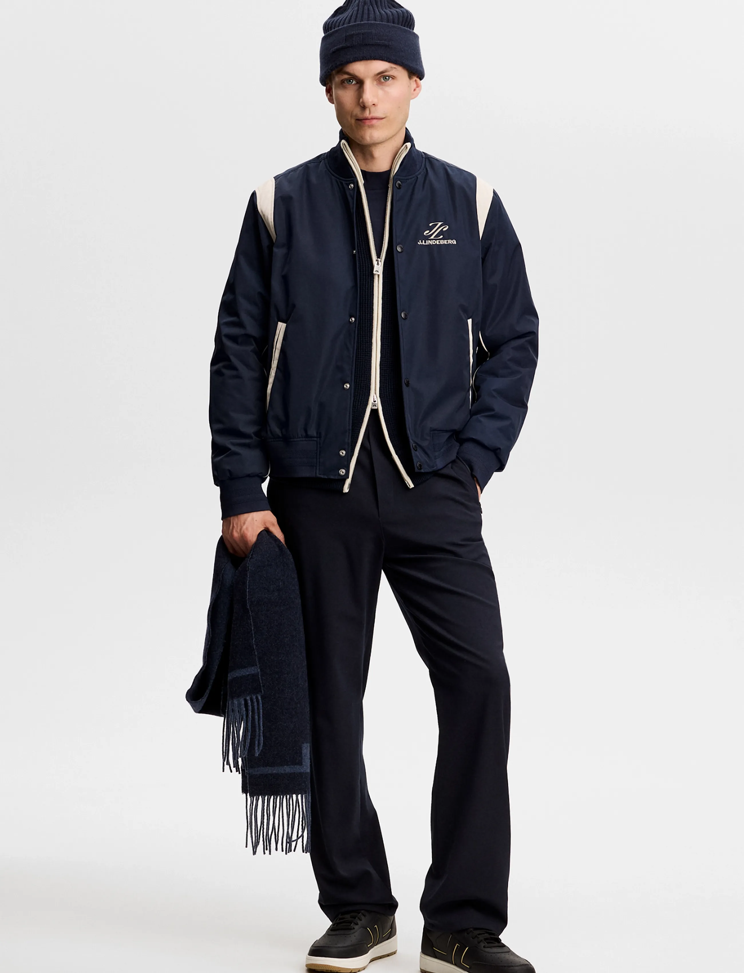 J. Lindeberg - Montana Padded Jacket - daunenjacken - jl navy - 4