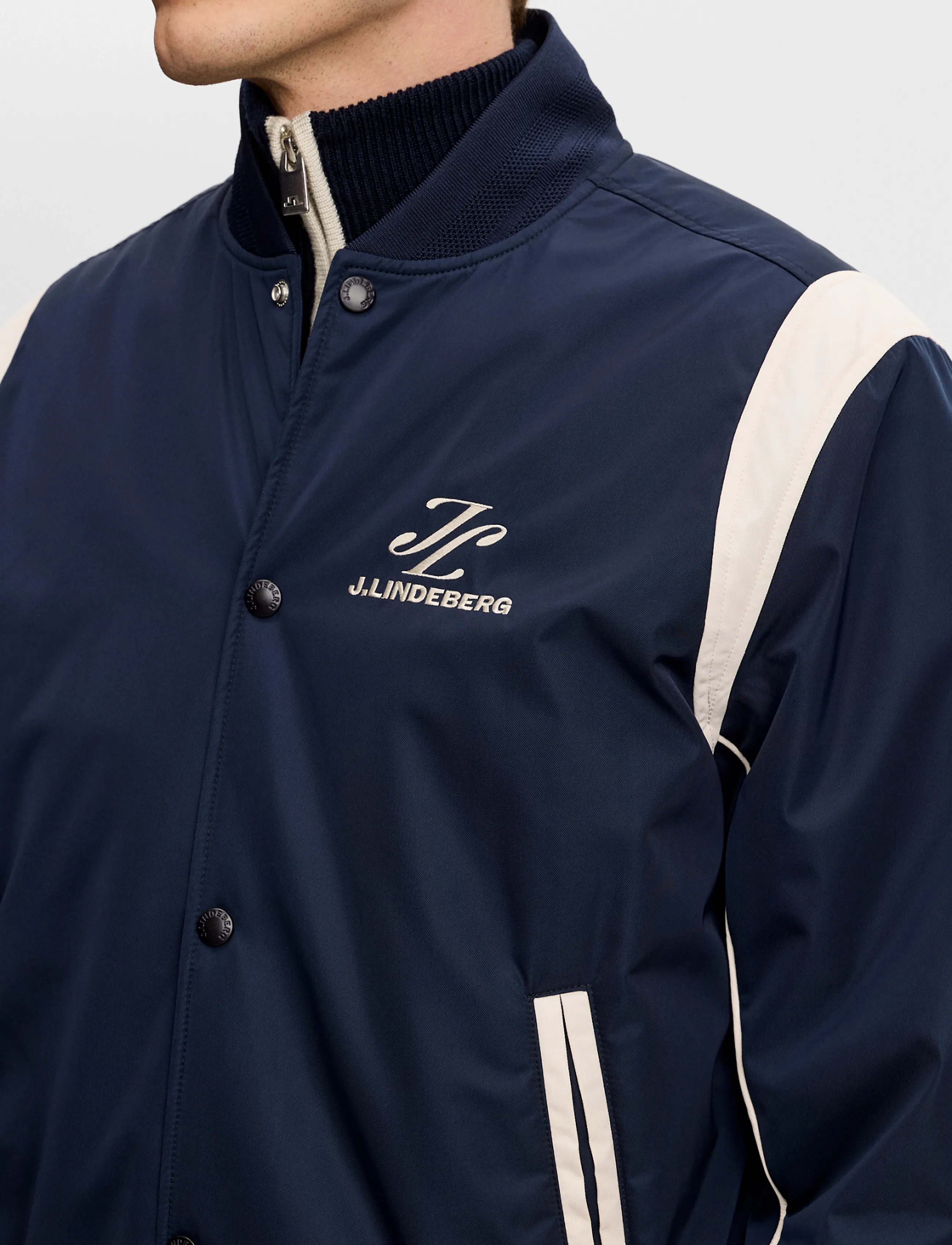 J. Lindeberg - Montana Padded Jacket - daunenjacken - jl navy - 5