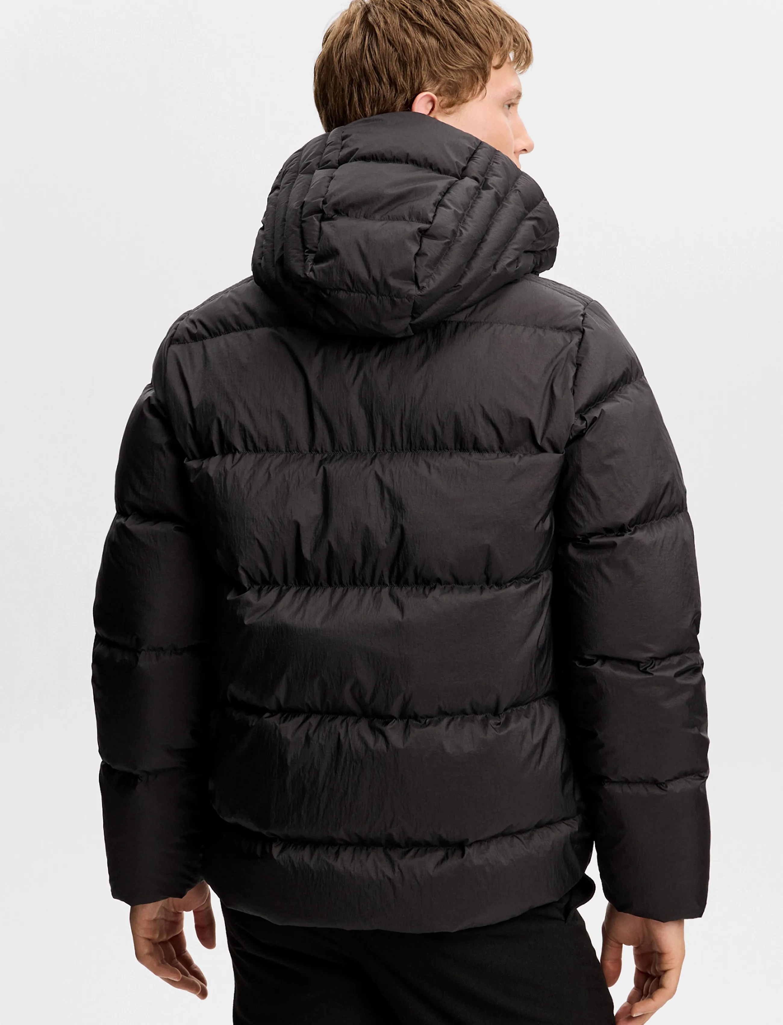 J. Lindeberg - Daryl Crinkle Down Jacket - down jackets - black - 2