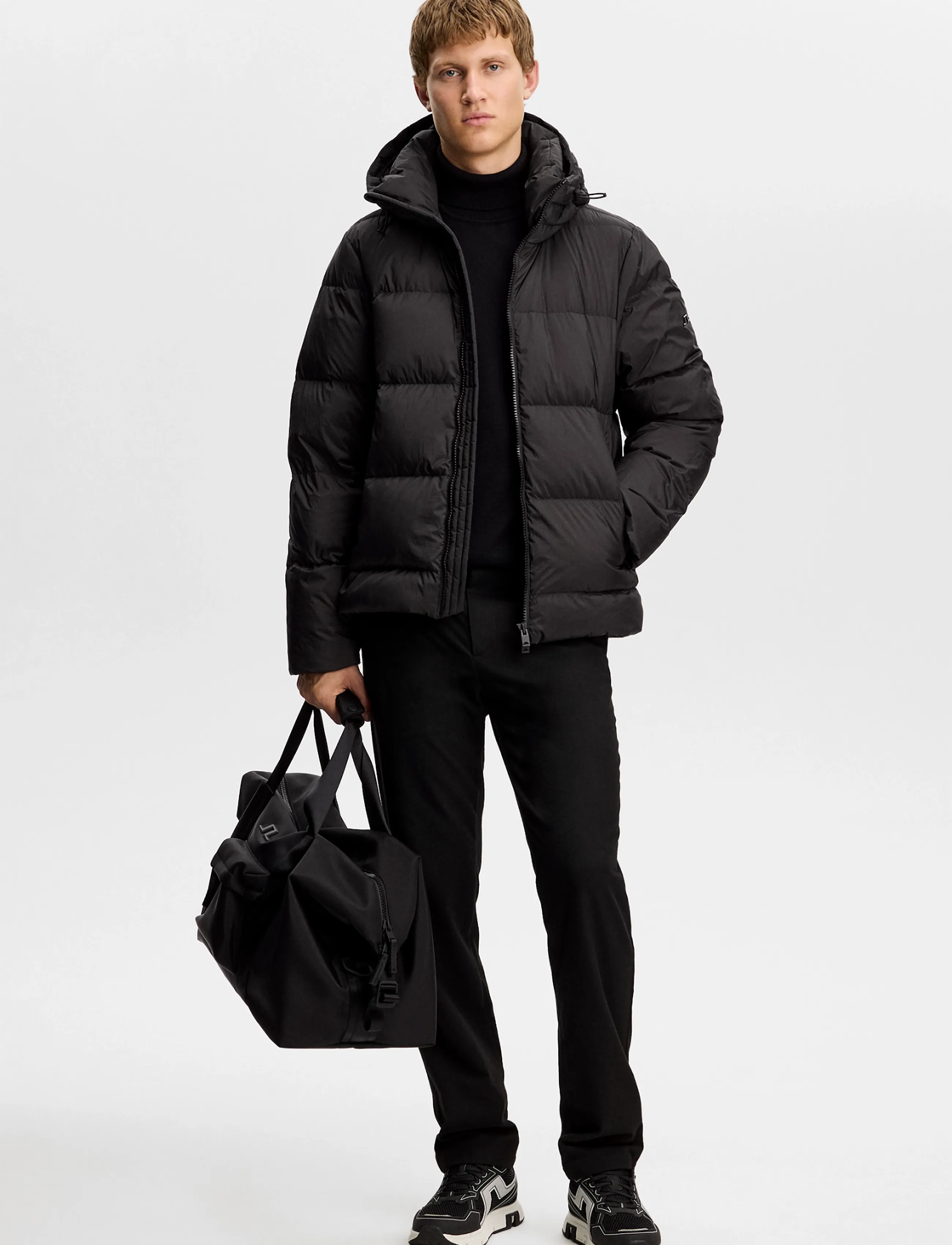 J. Lindeberg - Daryl Crinkle Down Jacket - down jackets - black - 3