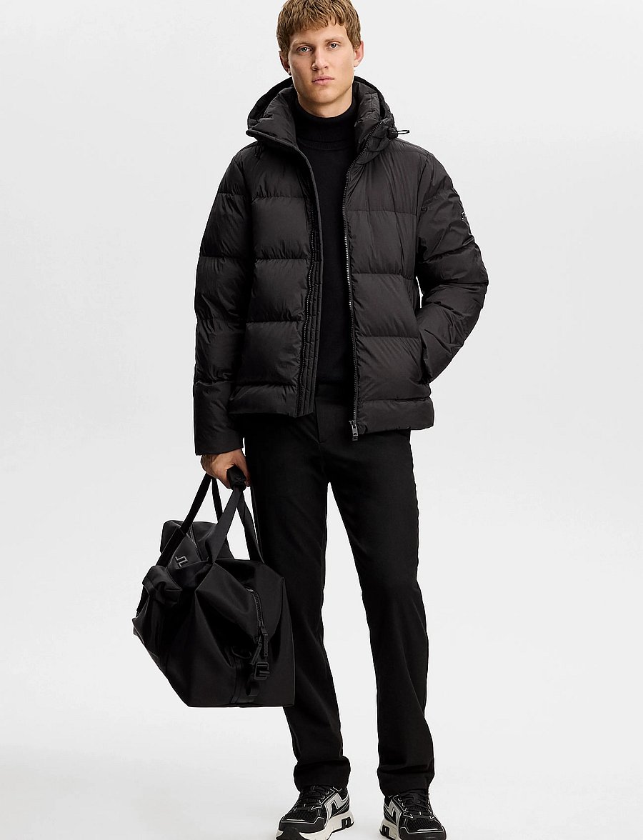 J. Lindeberg - Daryl Crinkle Down Jacket - down jackets - black - 3