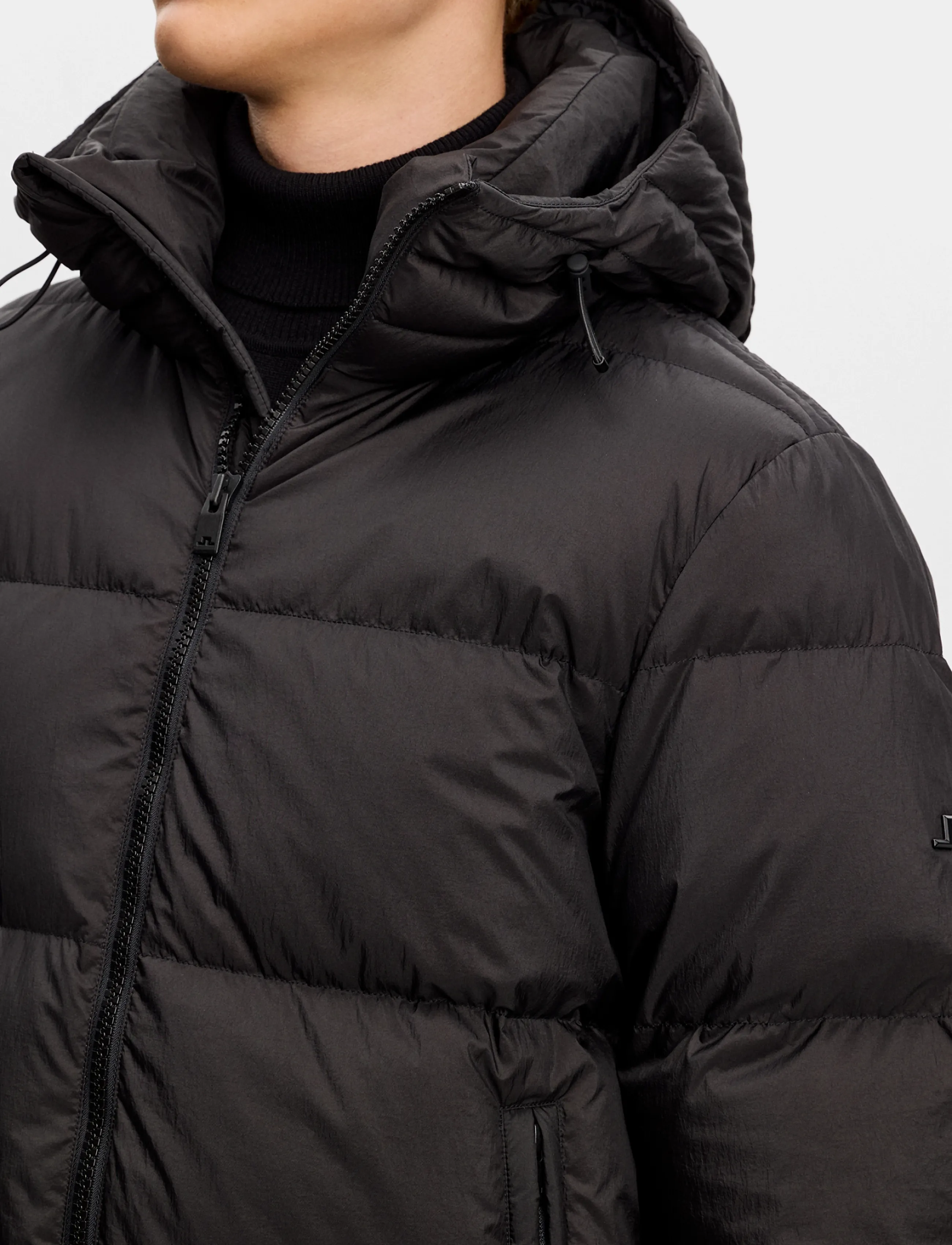 J. Lindeberg - Daryl Crinkle Down Jacket - down jackets - black - 4