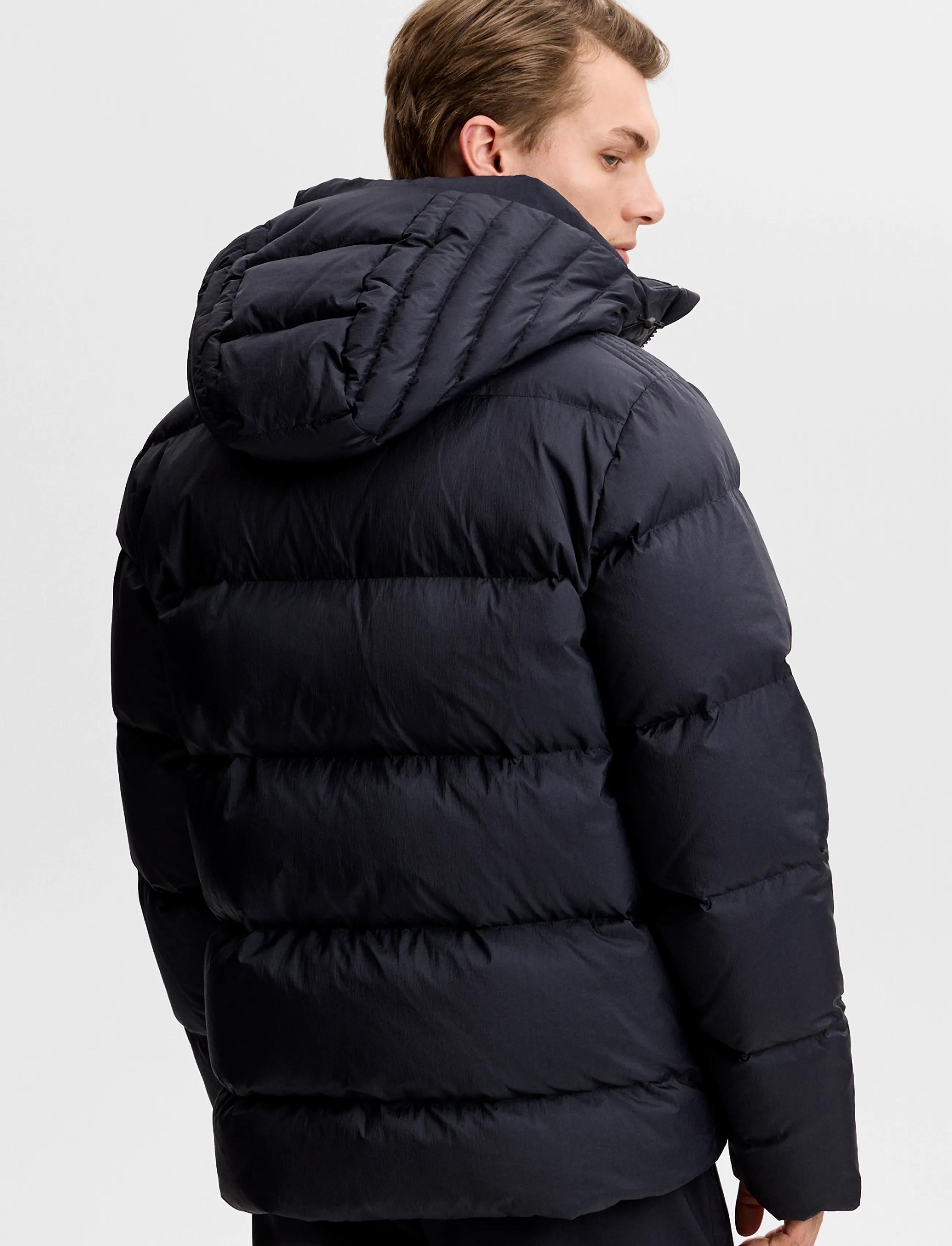 J. Lindeberg - Daryl Crinkle Down Jacket - down jackets - jl navy - 2