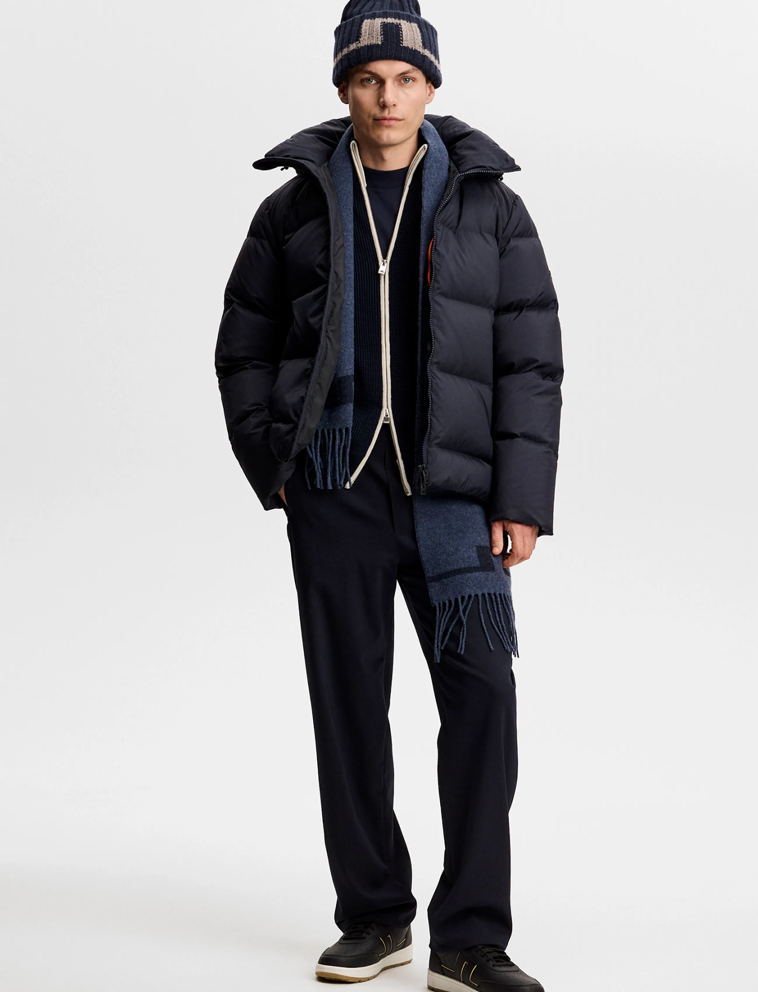 J. Lindeberg - Daryl Crinkle Down Jacket - down jackets - jl navy - 3