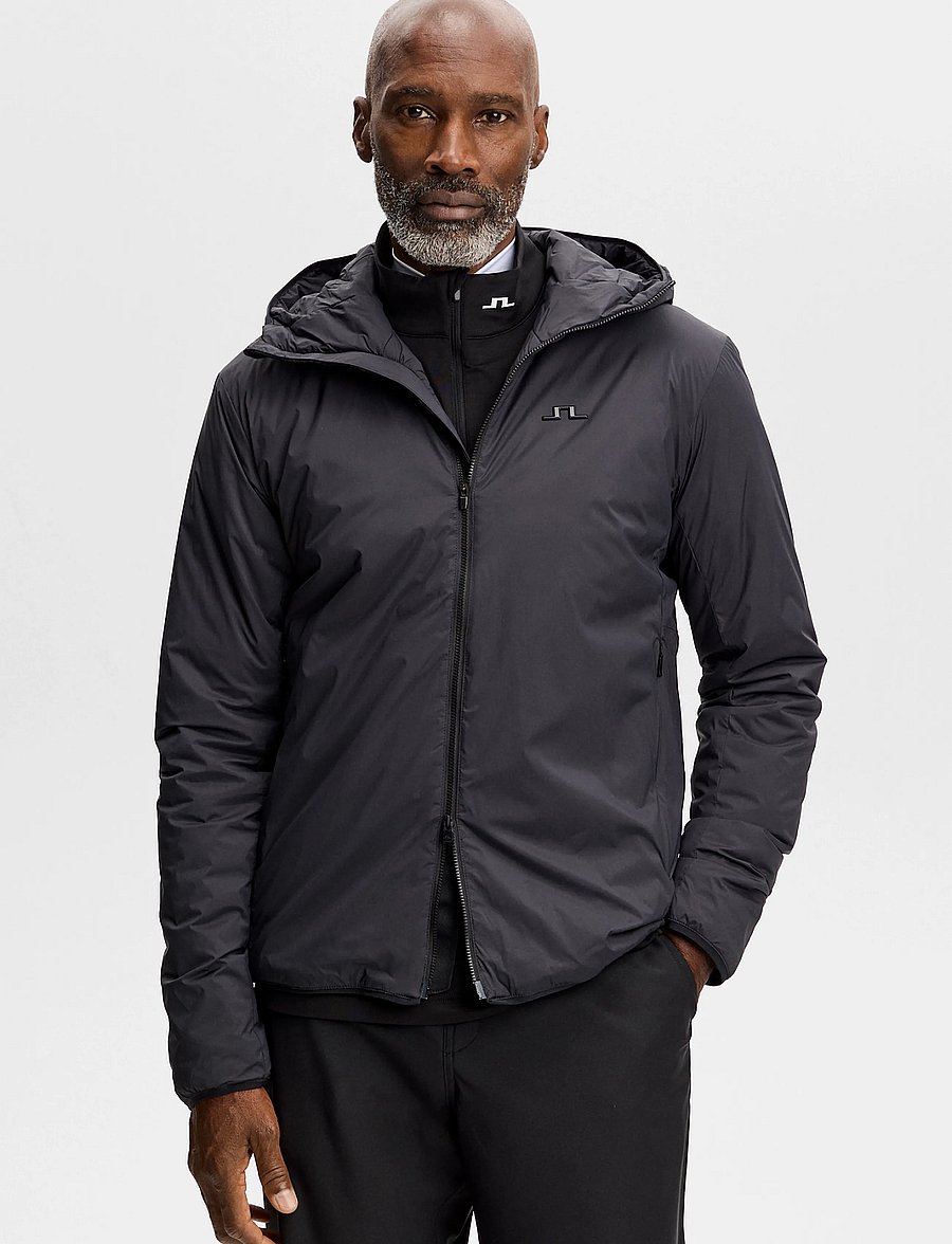 J. Lindeberg - CLINTON HOOD - sulejoped - black - 0