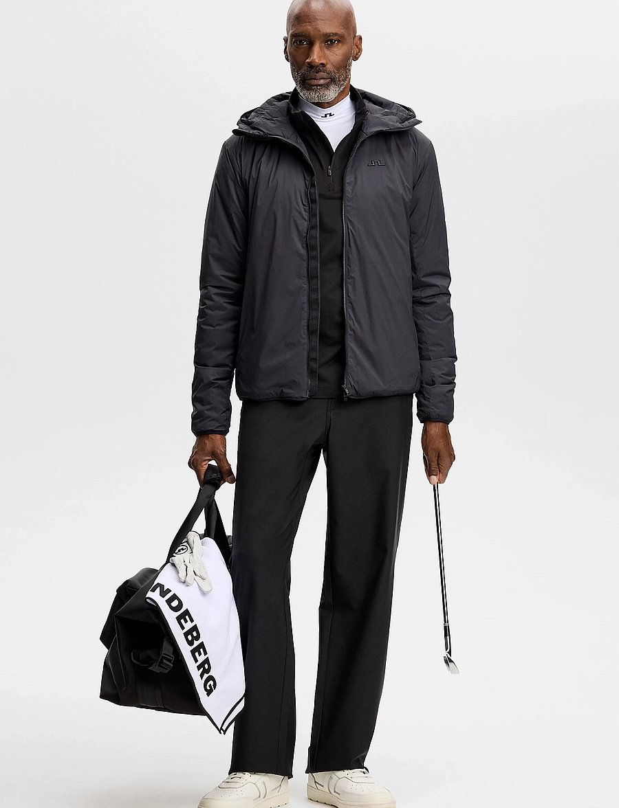J. Lindeberg - CLINTON HOOD - sulejoped - black - 3