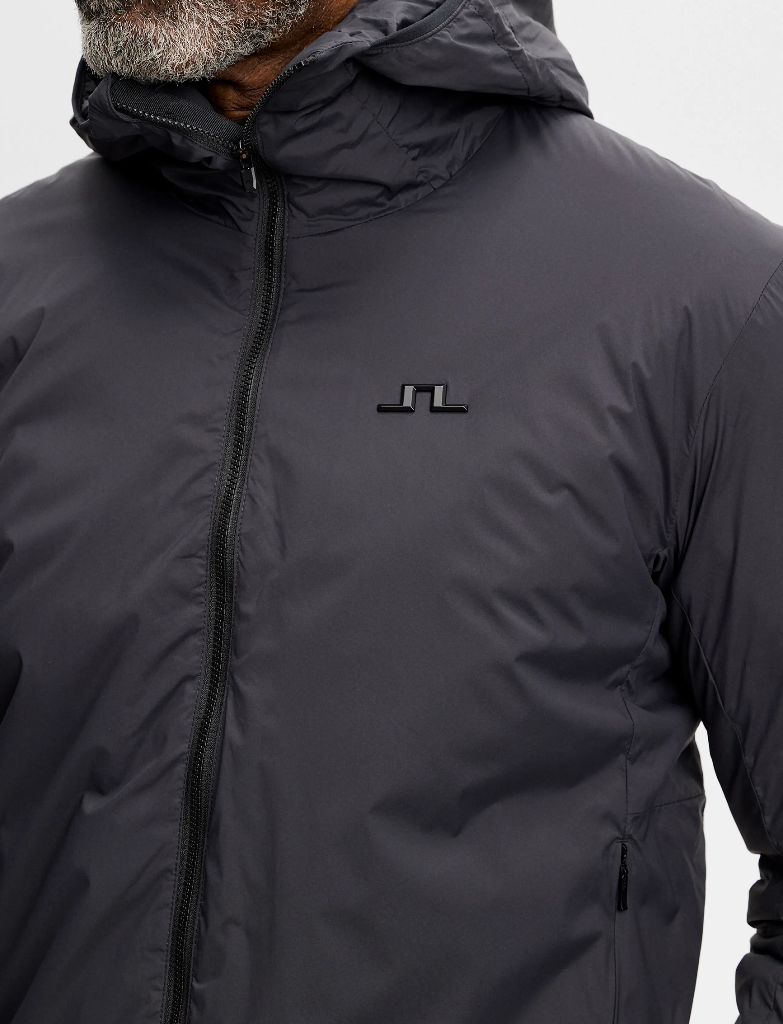 J. Lindeberg - CLINTON HOOD - sulejoped - black - 4