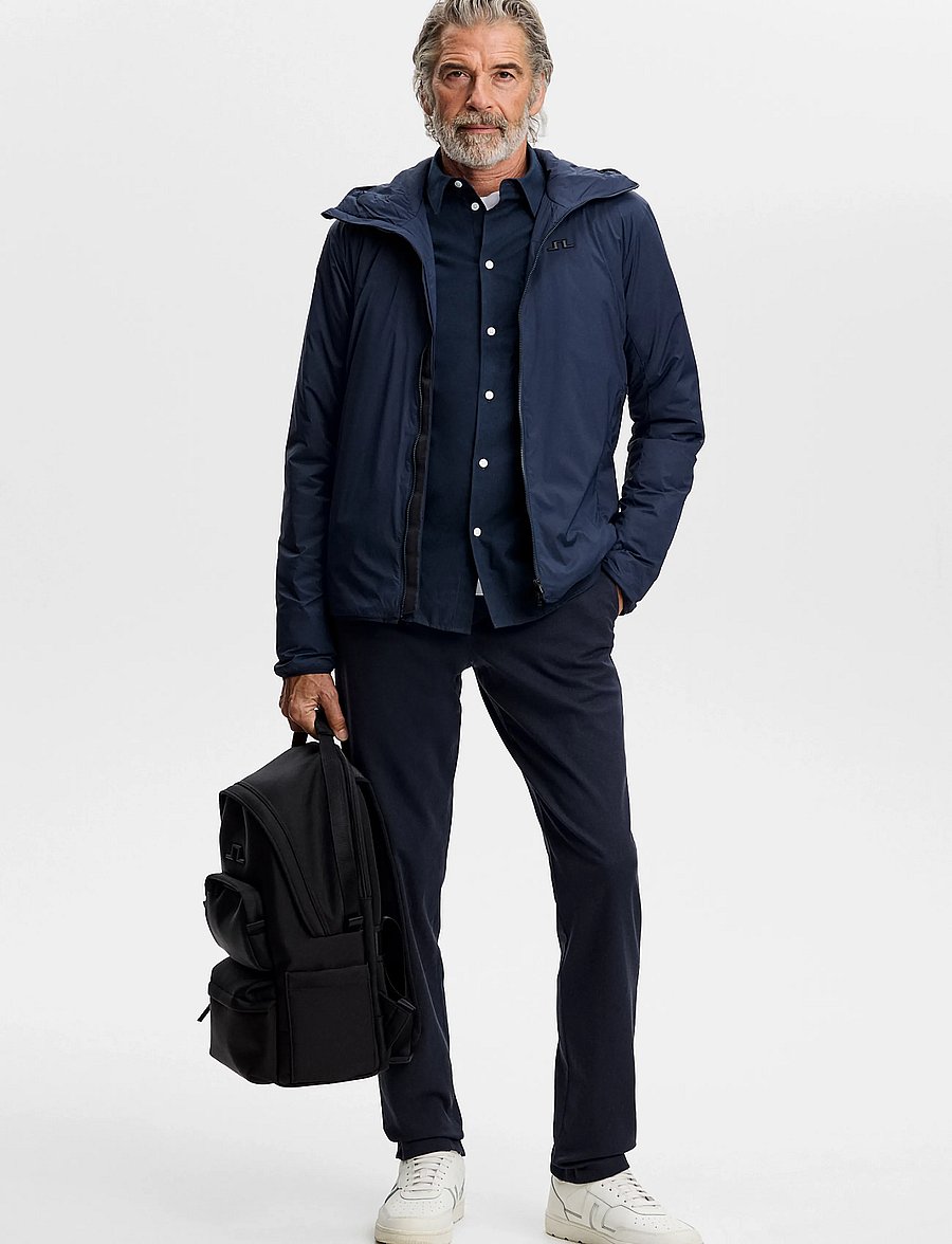 J. Lindeberg - CLINTON HOOD - dunjakker - jl navy - 3
