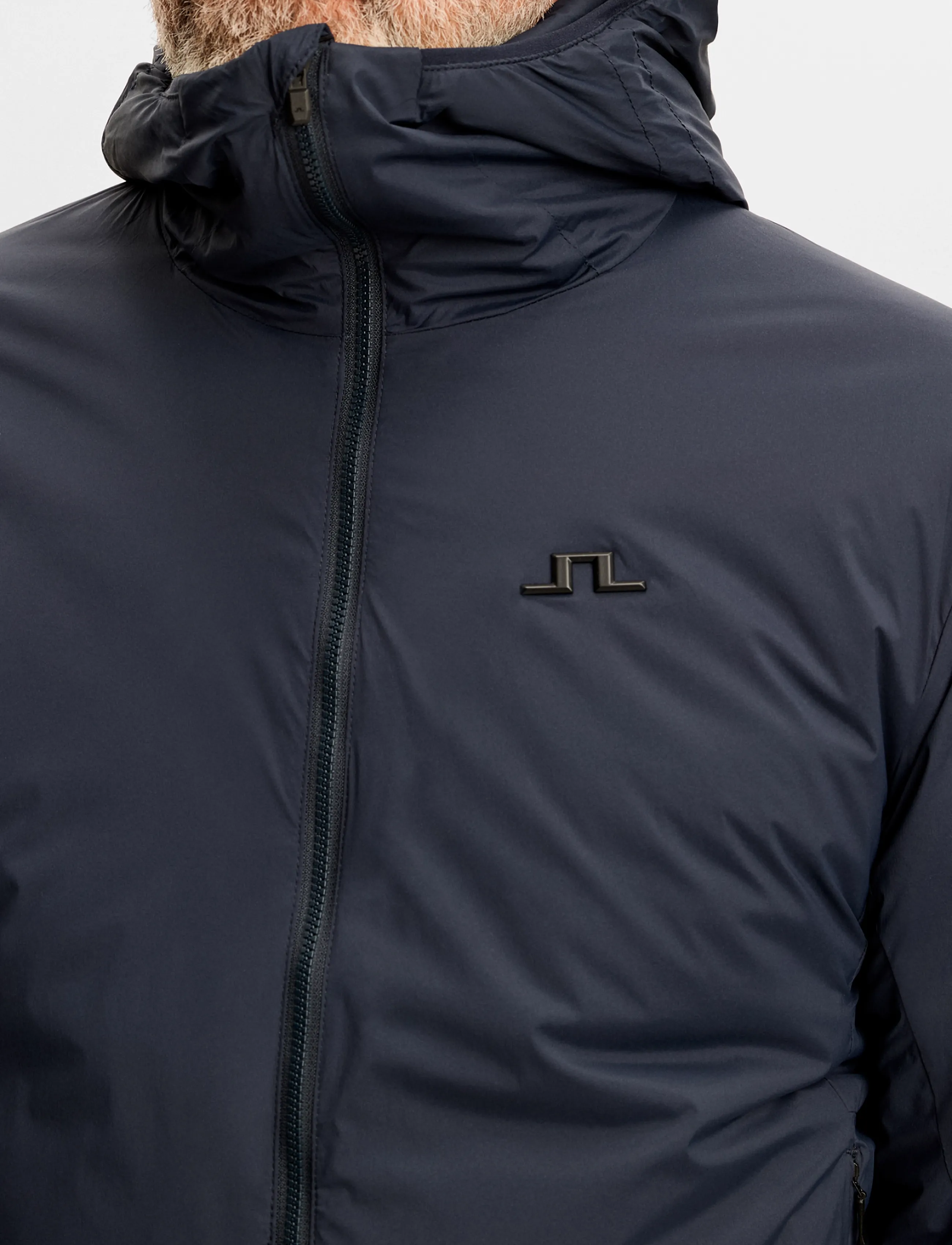 J. Lindeberg - CLINTON HOOD - dunjakker - jl navy - 4