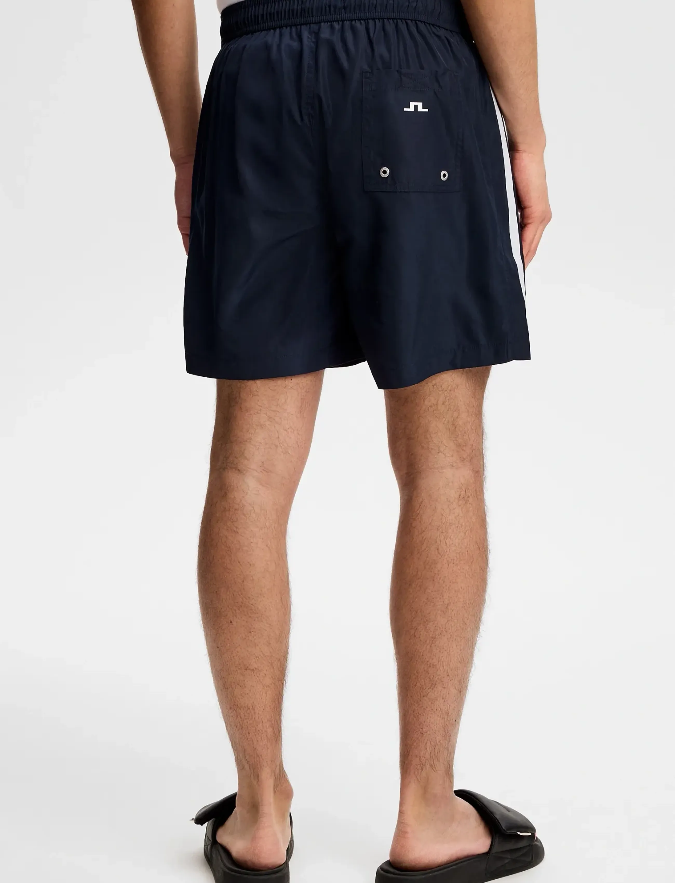 J. Lindeberg - Delta Stripe Swim Shorts - swim shorts - jl navy - 2