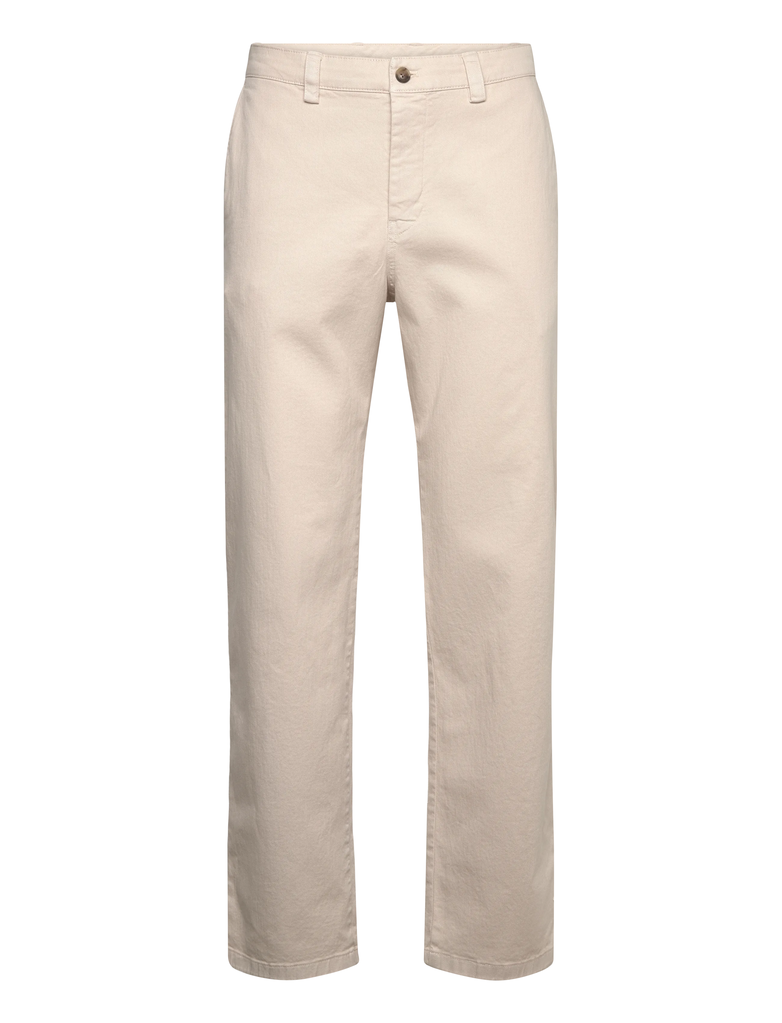 J. Lindeberg Devyn Straight Cotton Pants - J.Lindeberg - MOONBEAM / beige