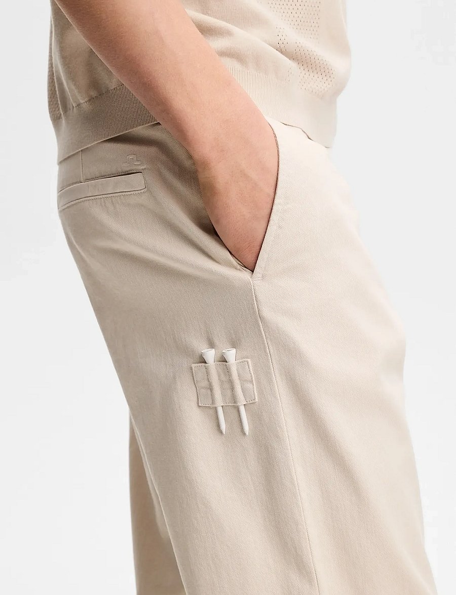 J. Lindeberg - Devyn Straight Cotton Pants - casual - moonbeam - 5