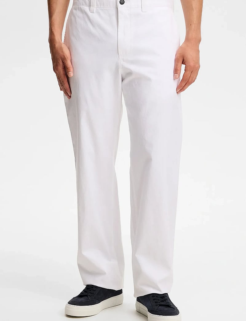 J. Lindeberg - Devyn Cotton Twill Pants - golfbukser - white - 0